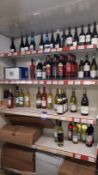 Approx 55 bottles of various Red, White and Rose Wines to four shelves (Excludes Racking)