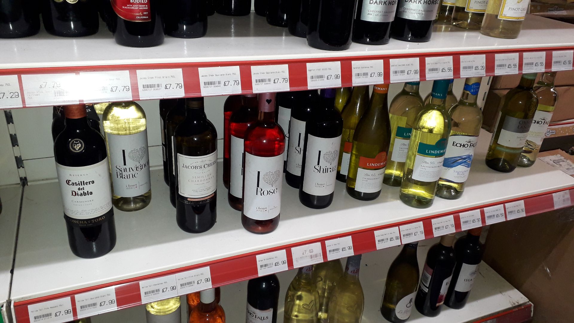 Approx 105 bottles of various Red, White and Rose Wines to four shelves (Excludes Racking) - Image 3 of 6