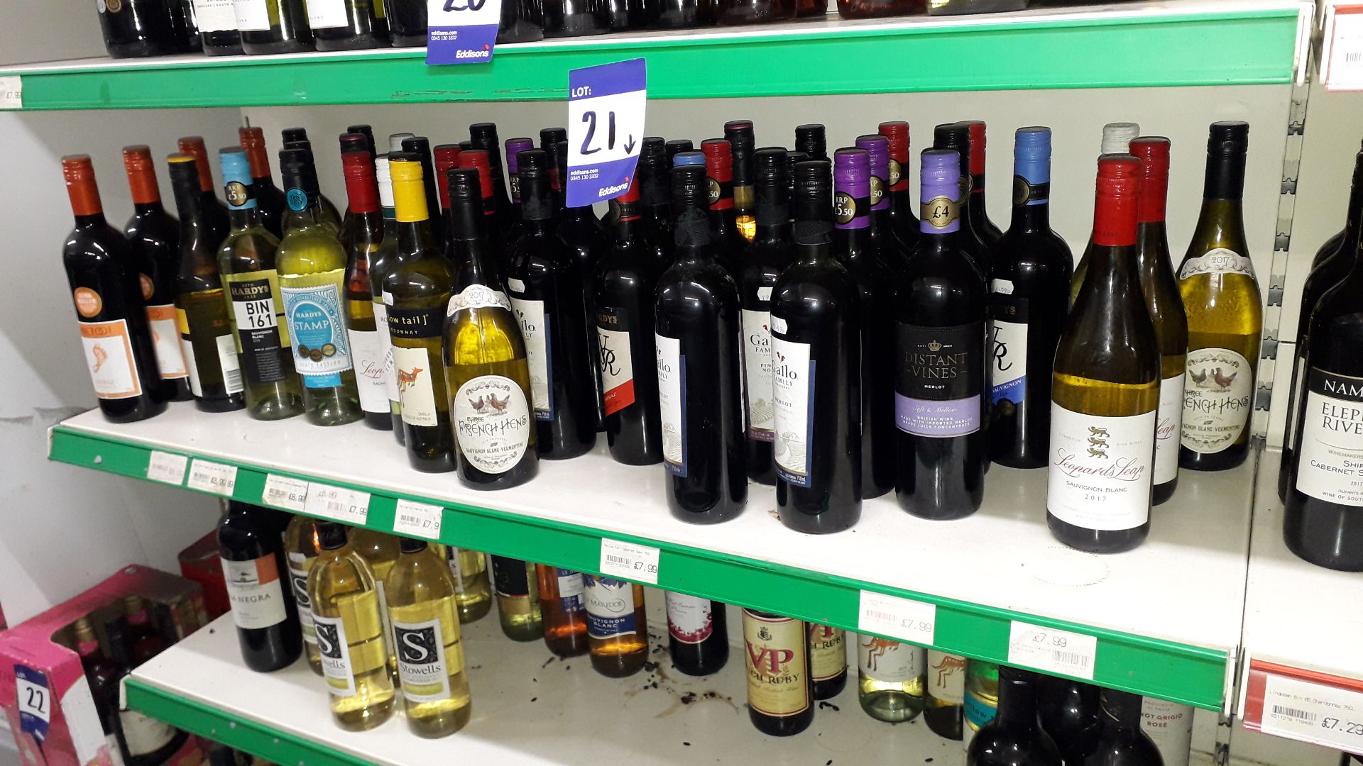 Approx 100 bottles of various Red, White and Rose Wines to three shelves (Excludes Racking) - Image 2 of 4