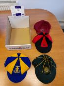 4 Various Cricket Caps (used)