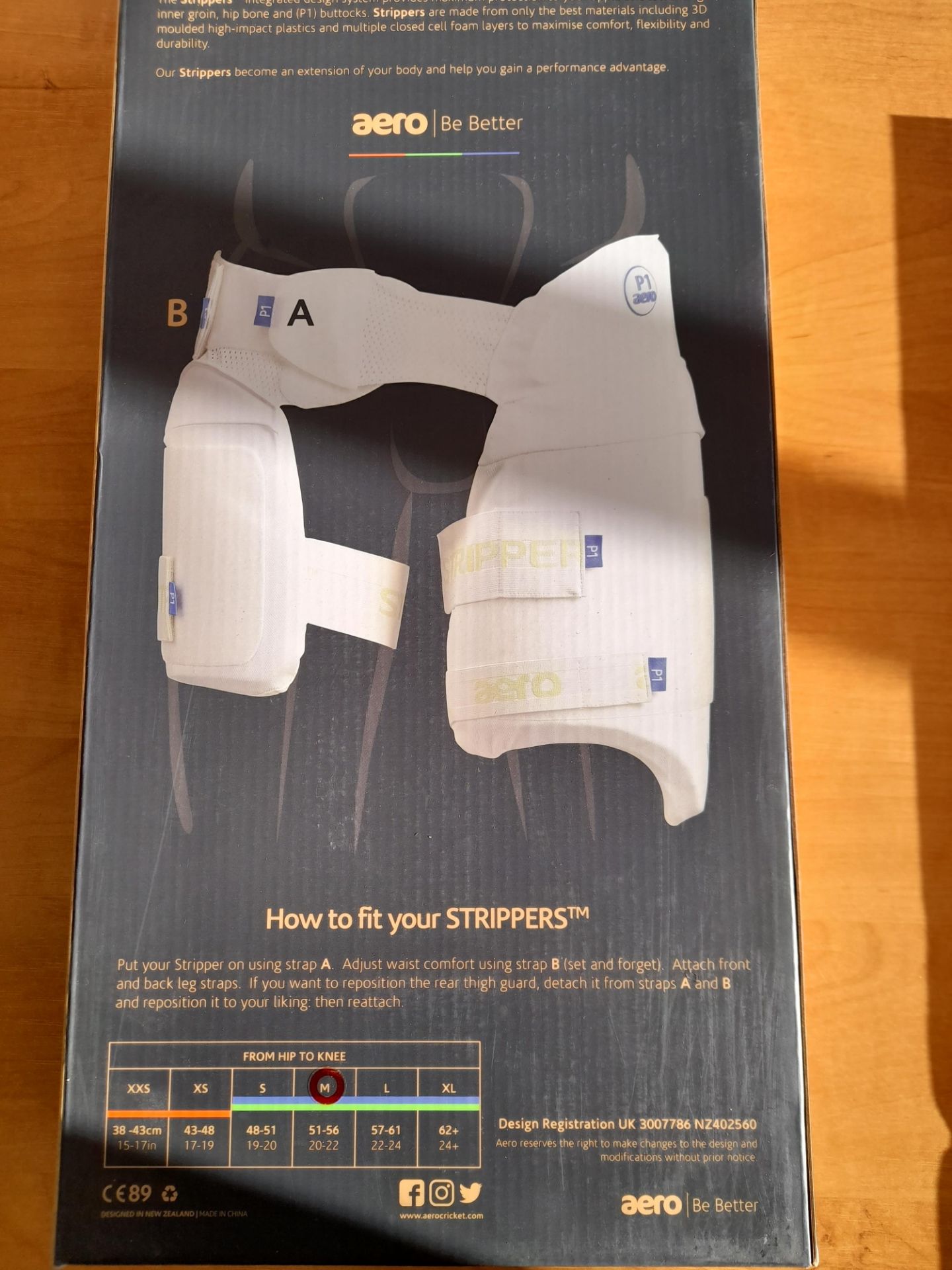 Aero Stripper P2 Lower Body Protector L/H Medium with Aero P1 Chest Protector Medium - Image 3 of 5