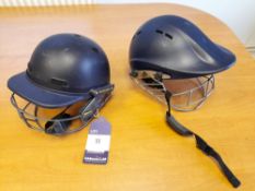 2 Various Cricket Helmets (used)