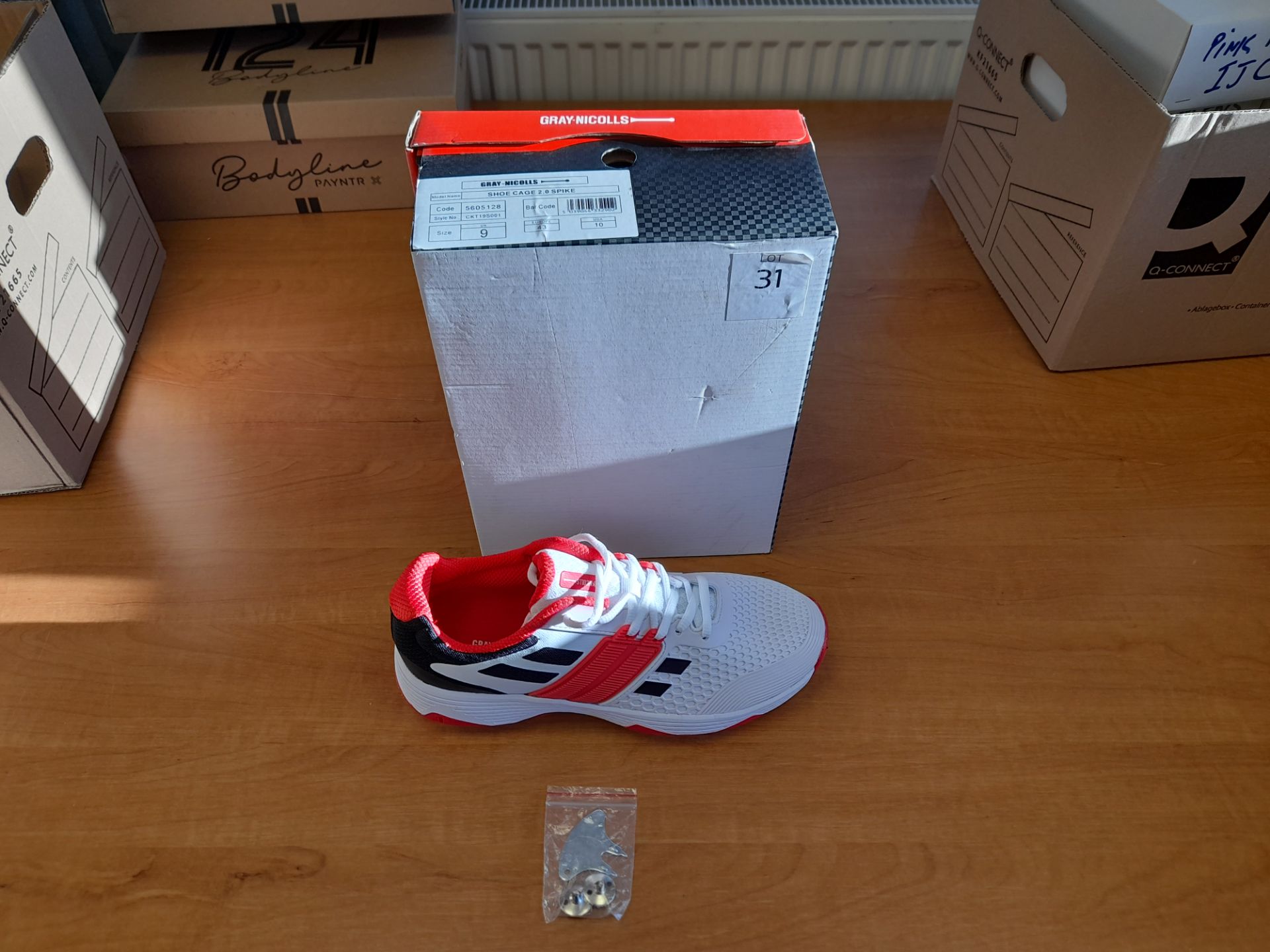 Gray-Nicolls Cricket Shoes, Size UK 9.5, Boxed