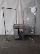 Stainless Steel Cabinet with Vinyl Screens