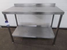 Stainless Steel Two Tier Bench (1100 x 600mm)