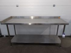 Stainless Steel Two Tier Bench