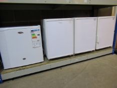 4 x Assorted Mini Fridges