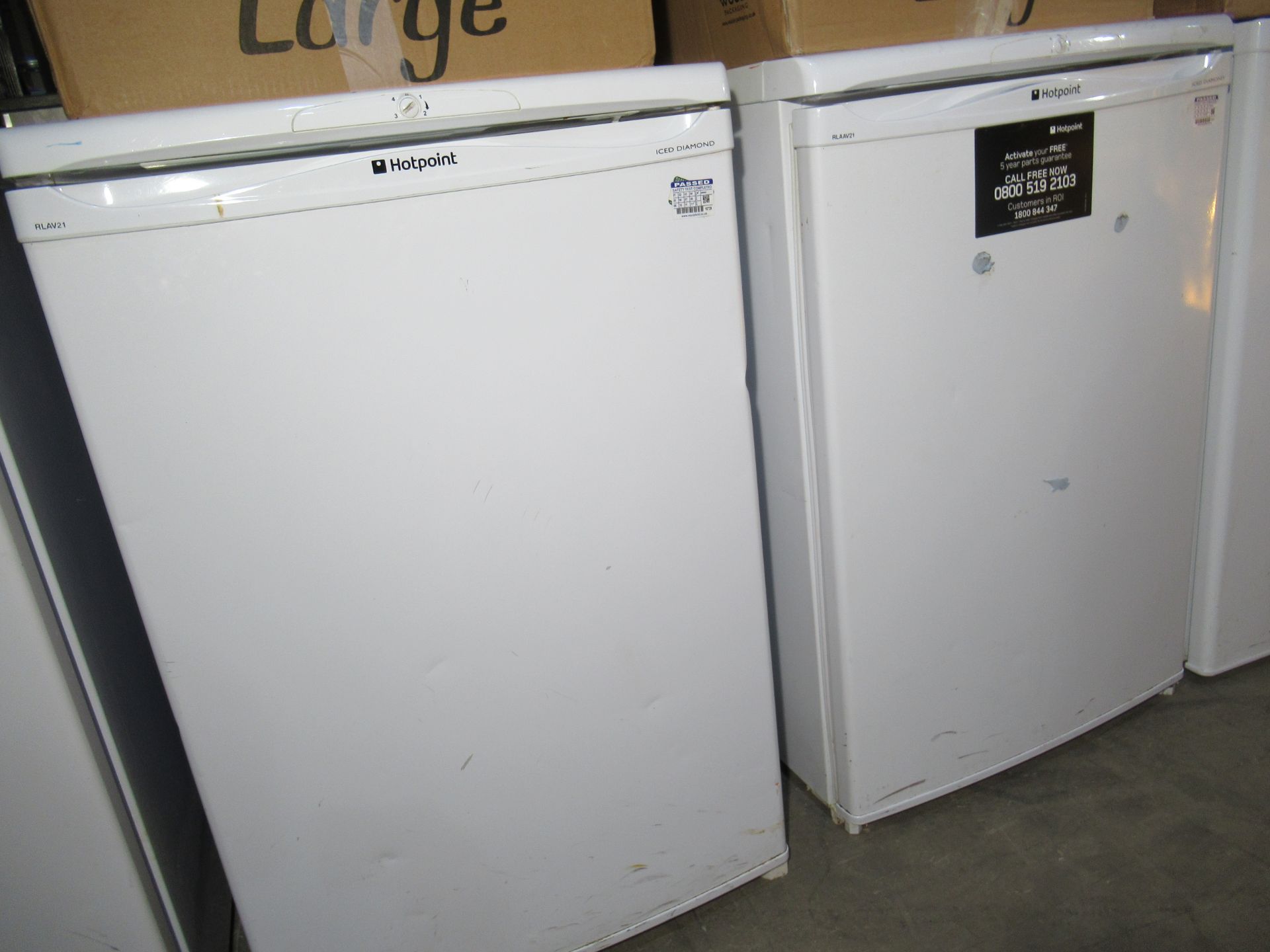 2 x Hotpoint Undercounter Fridges