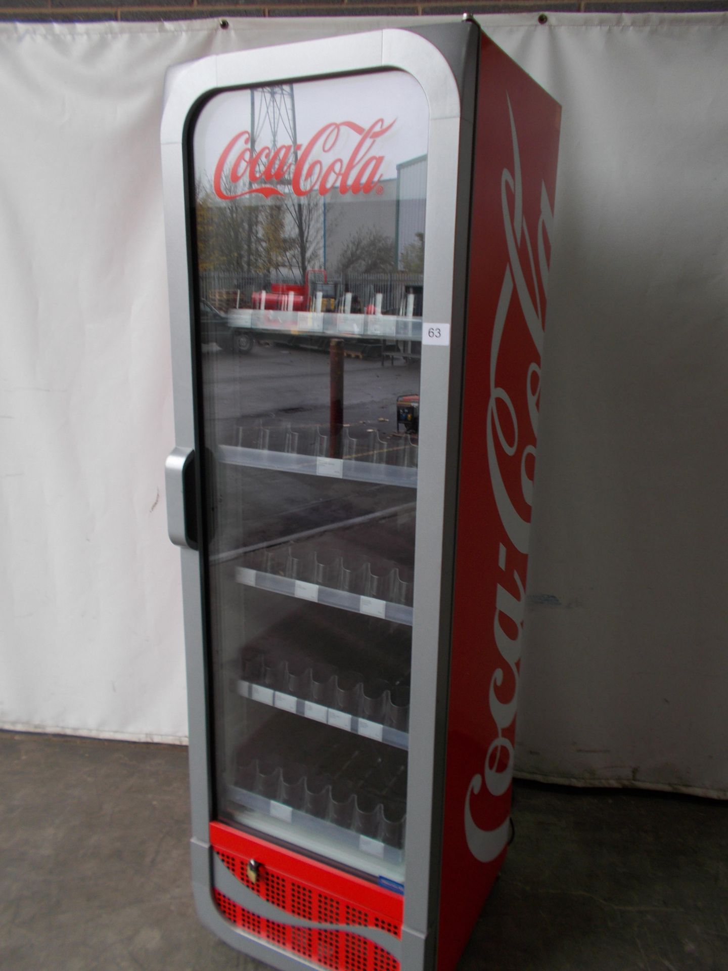 7 ft Glass Fronted Coca Cola Fridge