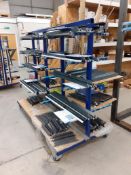 Steel Fabricated Stock Trolley (contents excluded) - On View at 27C Pennygillam Industrial Estate,