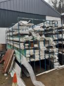 Steel Rack & Contents of Deeplas & Freeform UPVC Trim location Stone Building, Newport Industrial
