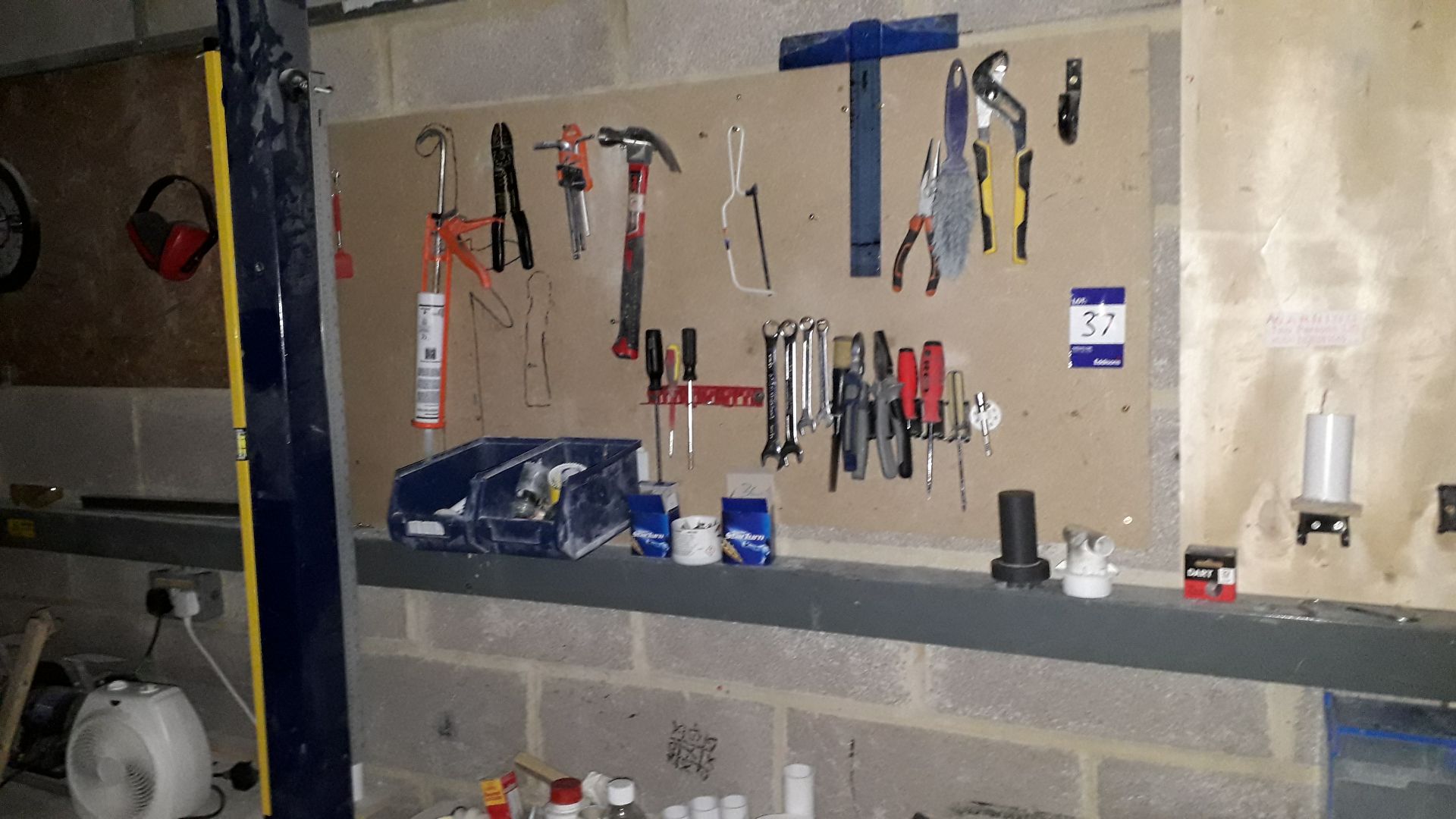 Quantity of Various Hand Tools to Wall - Image 5 of 8