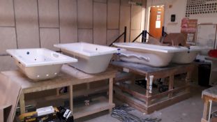 4 x Various Bath Tubs (1 x Part Made and 2 x Pre Drilled)