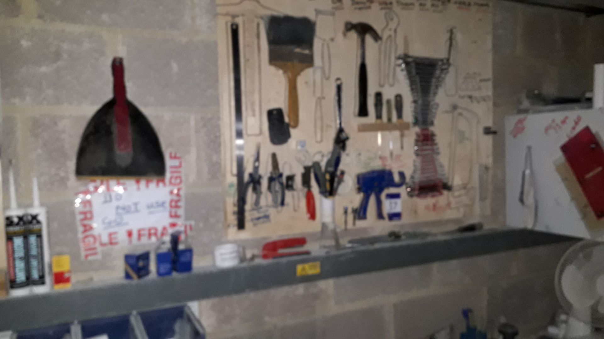 Quantity of Various Hand Tools to Wall - Image 3 of 8