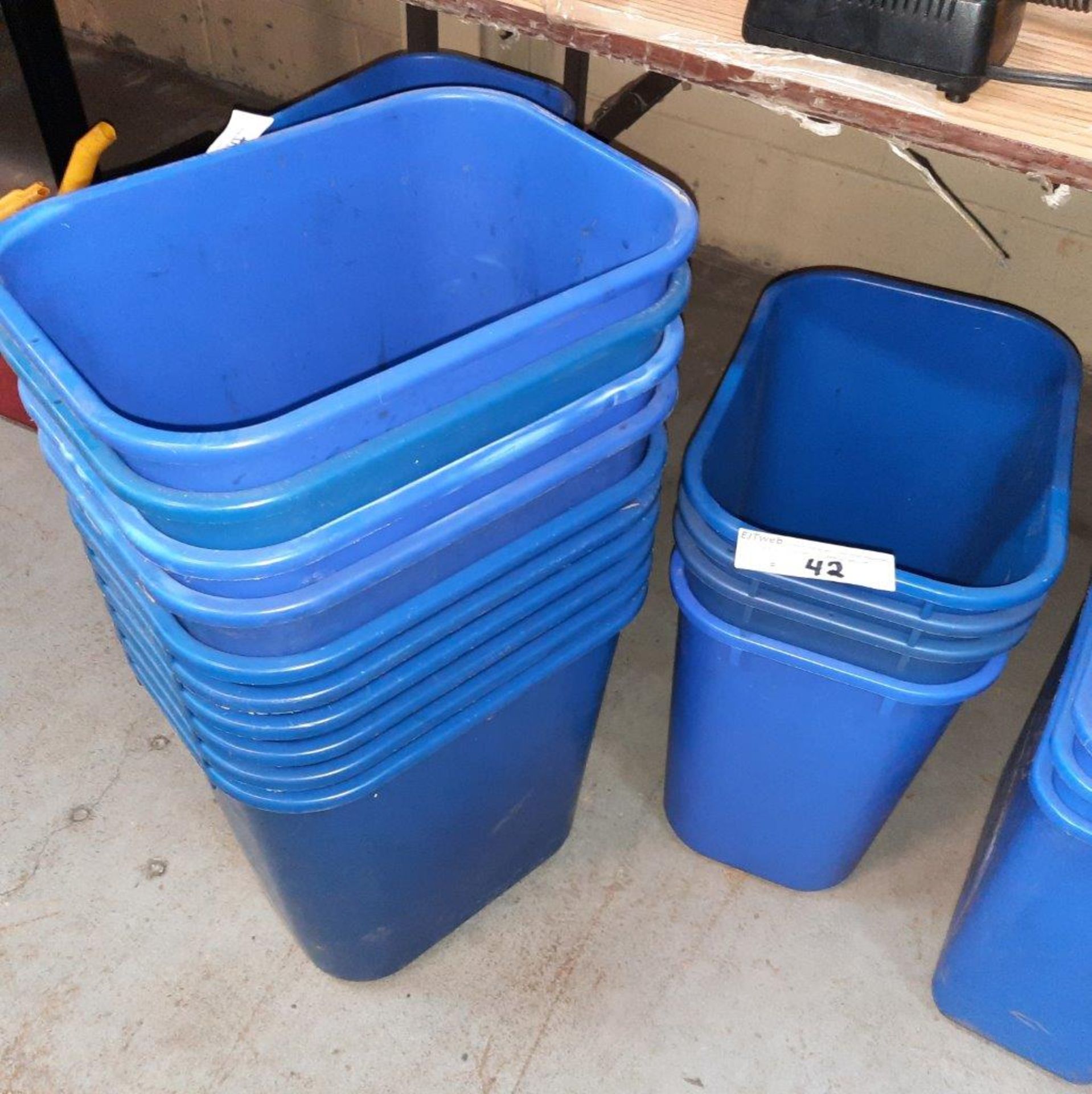 LOT: (14 pcs) Recycle Bins