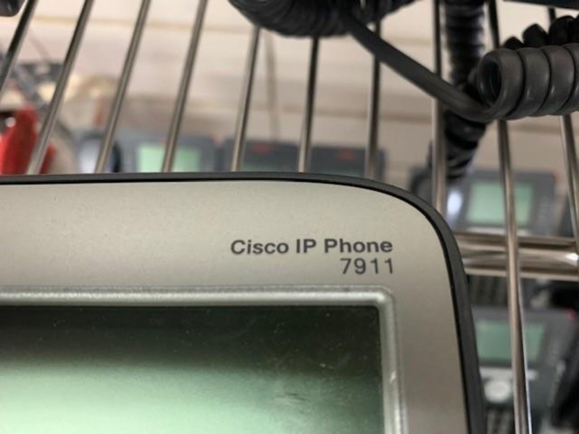 LOT: (15) IP CISCO Phones, mod: 7911 & (1) mod: 7945 - Image 5 of 7