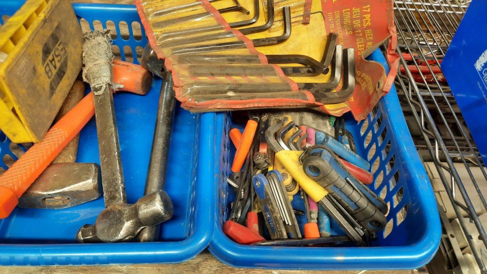 LOT: Asst. Hand Tools (Hammers, Hex Keys, etc.) - Image 2 of 2
