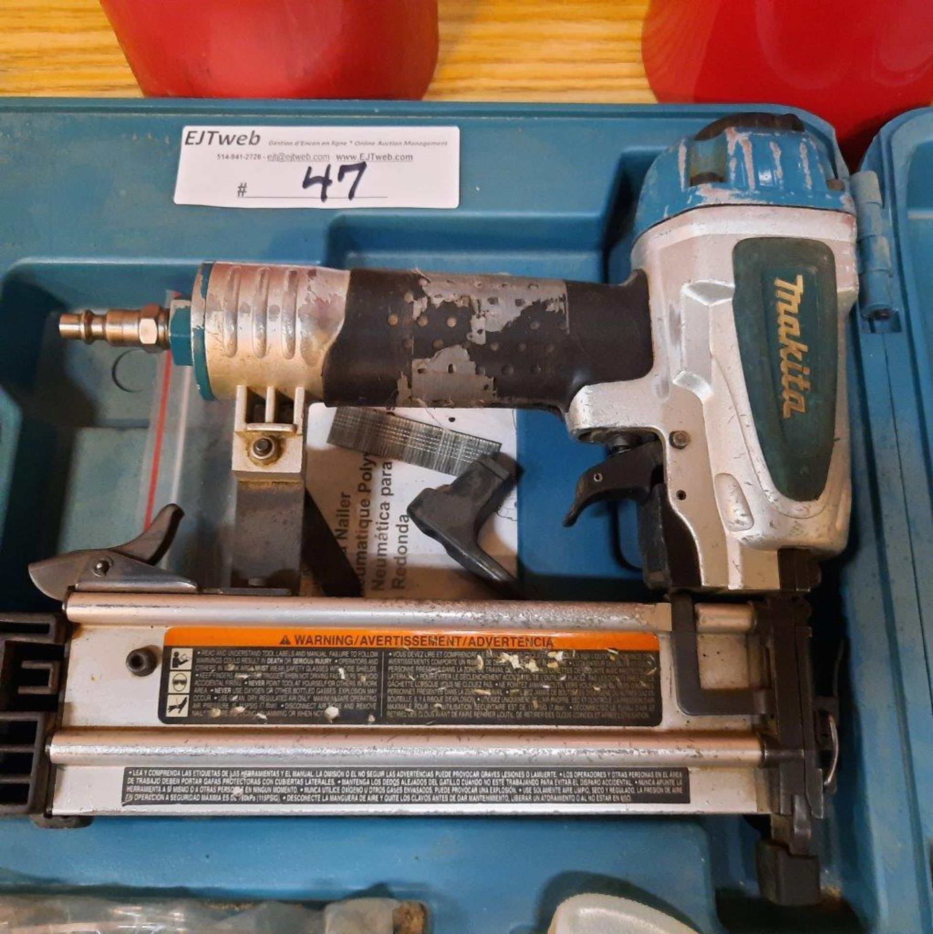 MAKITA Pneumatic Nailer, c/w Case - Image 2 of 2