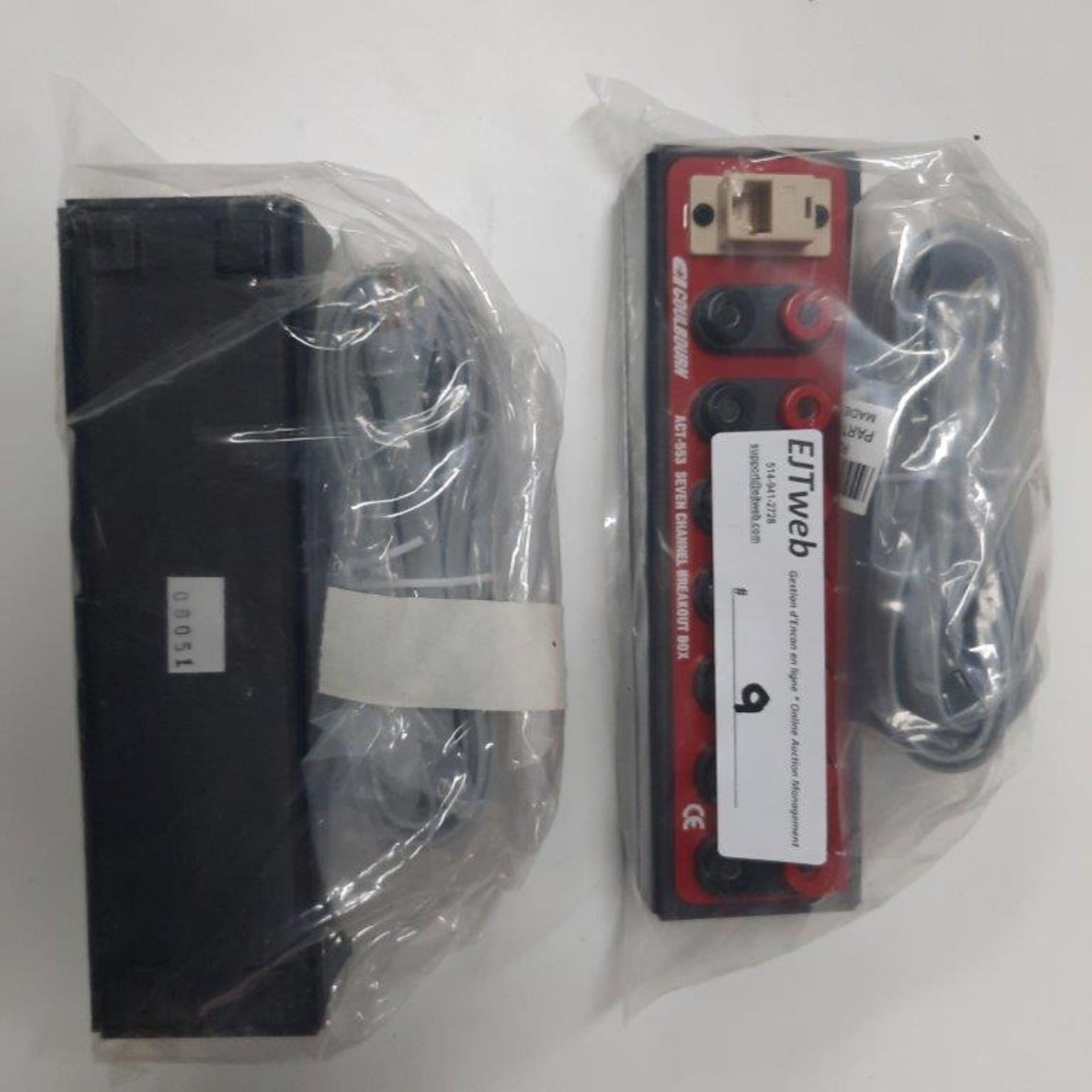 LOT: (2) Coulbourn 7-Channel Breakout box, mod: ACT-533 - Image 2 of 3