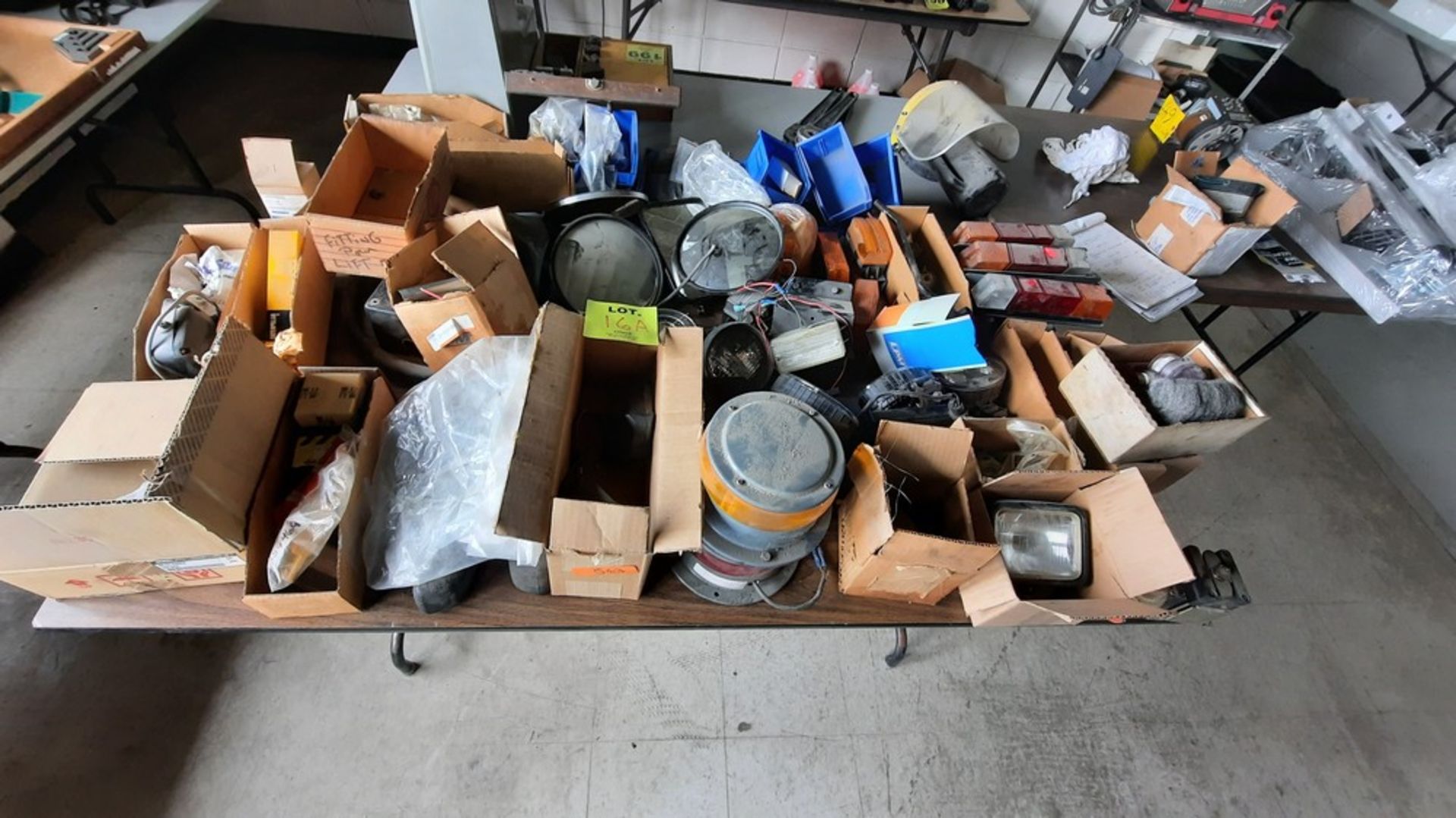 LOT: Large Qty. Lift Truck Parts (Light, Security Light, Buzzer, etc.