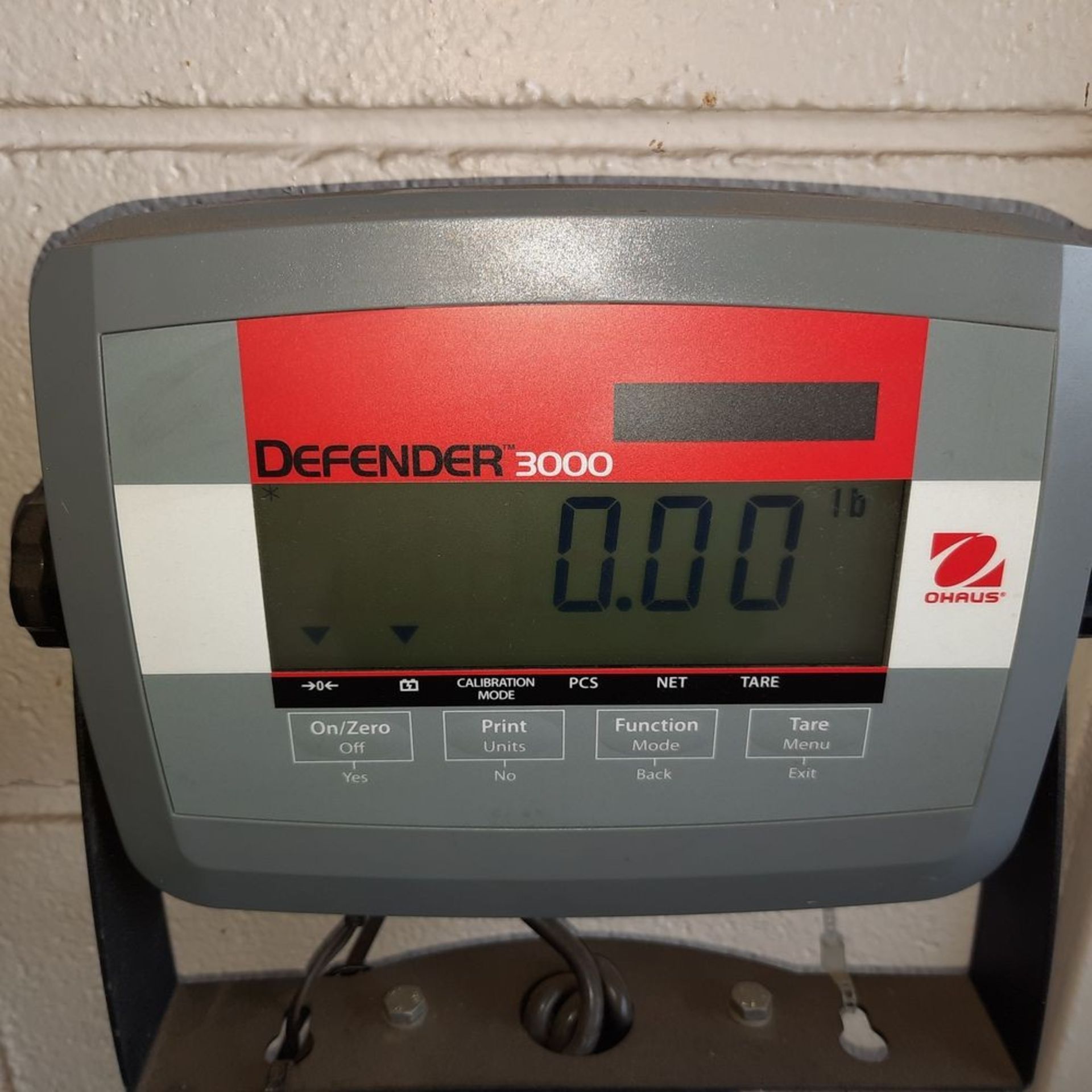 OHAUS DEFENDER Scale, mod: 3000, Calibrated & Perfect Condition - Image 3 of 6