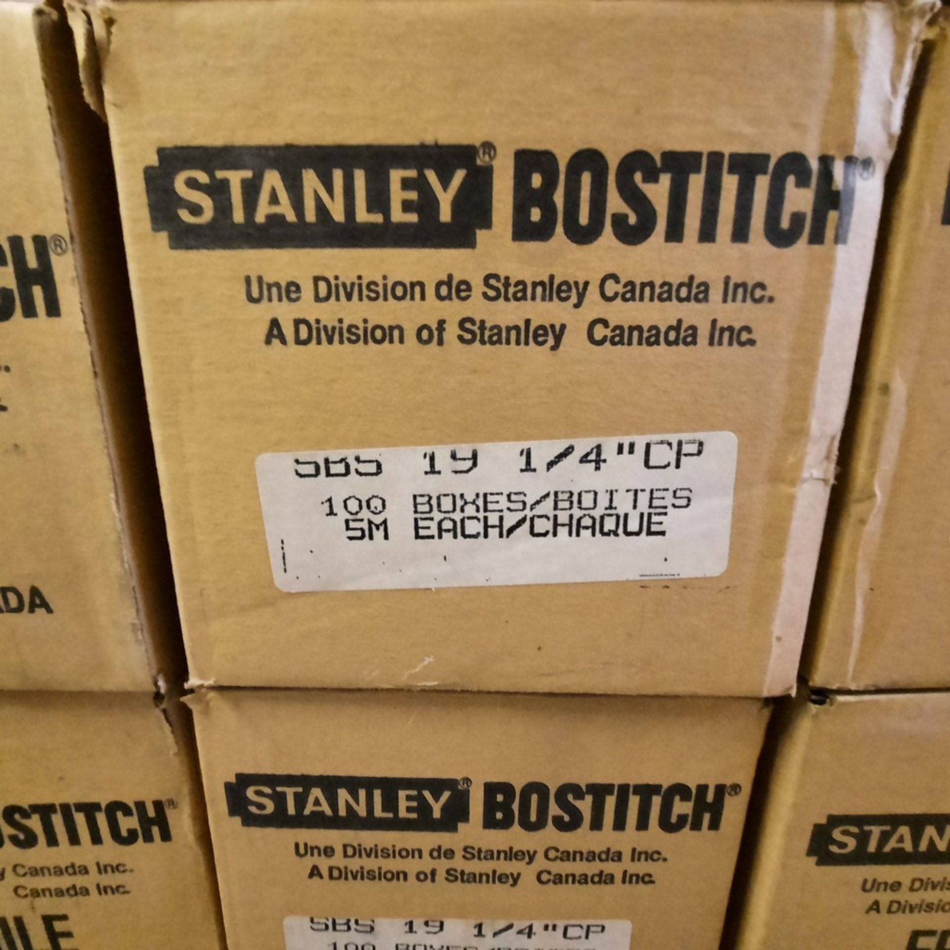 Cases of BOSTICH Standard Staples (100 boxes of 500 per Case) - Image 3 of 3
