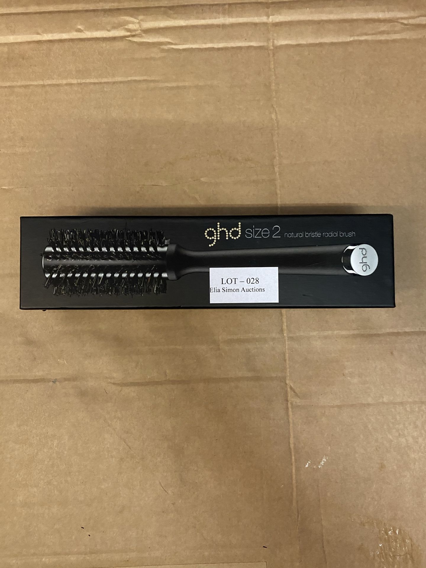 GHD SIZE 2 NATURAL BRISTLE RADIAL BRUSH