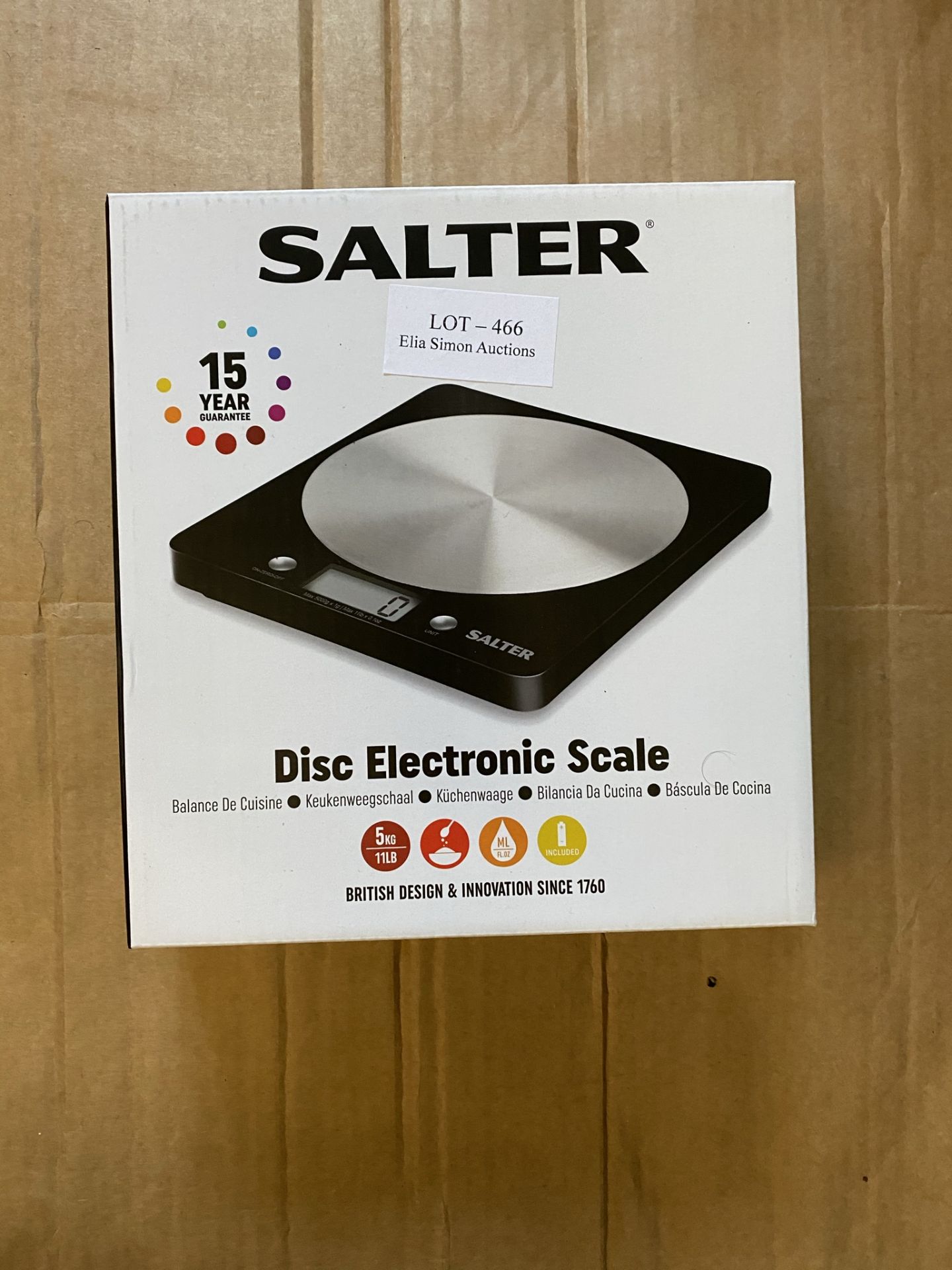 SALTER DIS ELECTRONIC SCALE