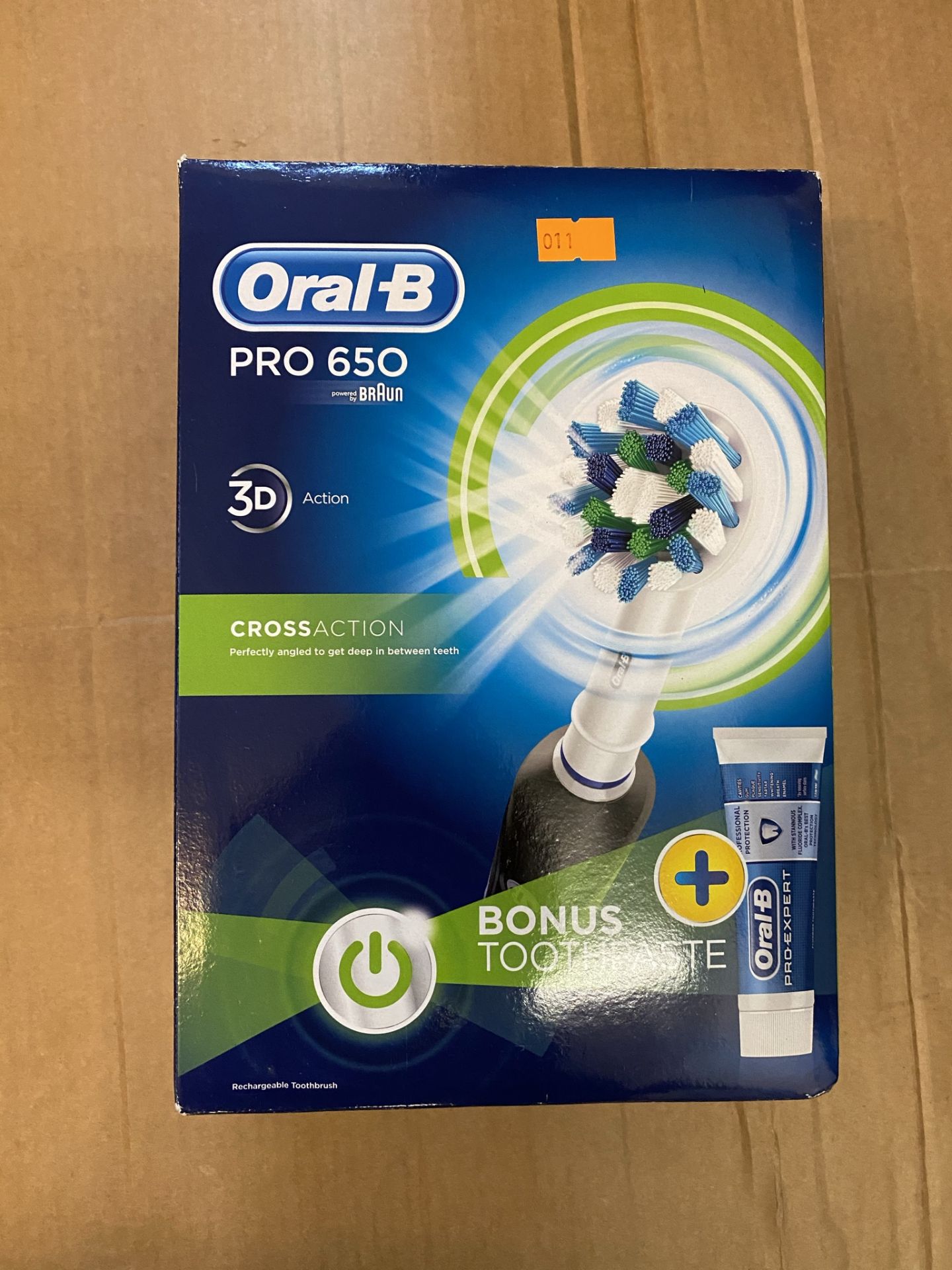 ORAL-B PRO 650 3D ACTION CROSS ACTION