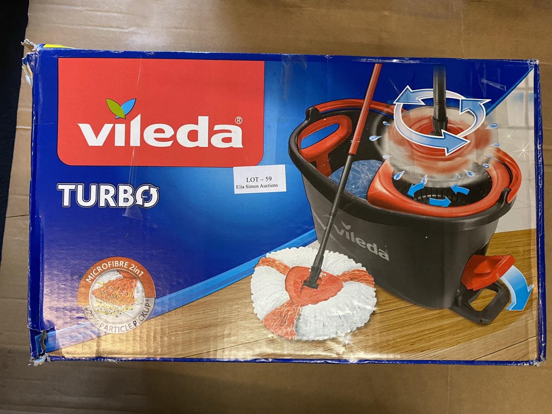 VILEDA TURBO MICROFIBRE 2 IN 1