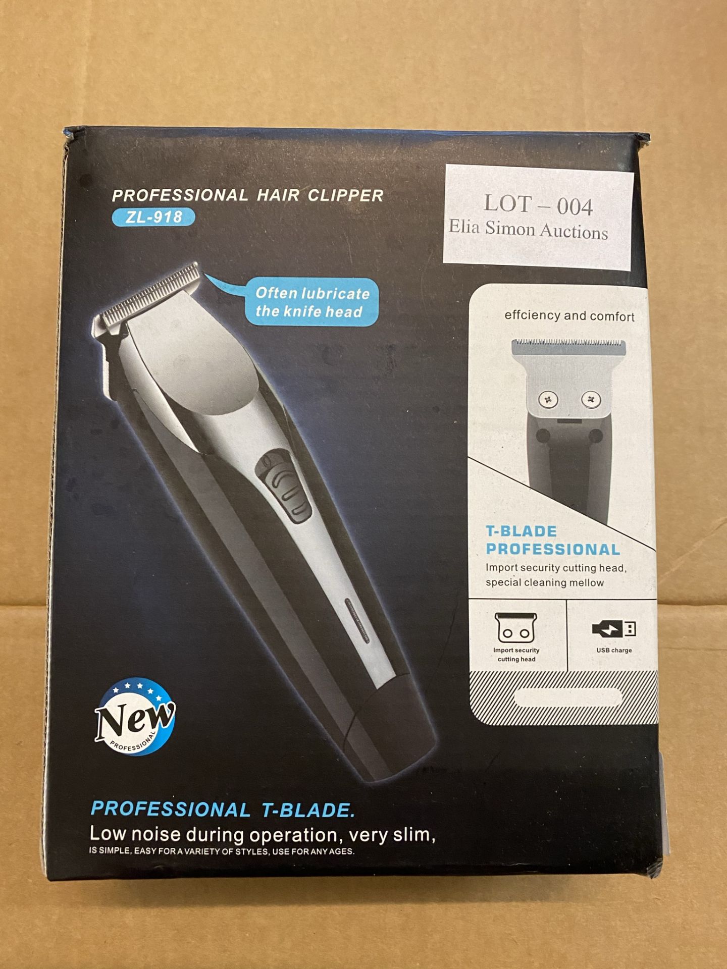 PROFESSIONAL HAIRCLIPPER ZL-918 PROFESSIONAL T-BLADE