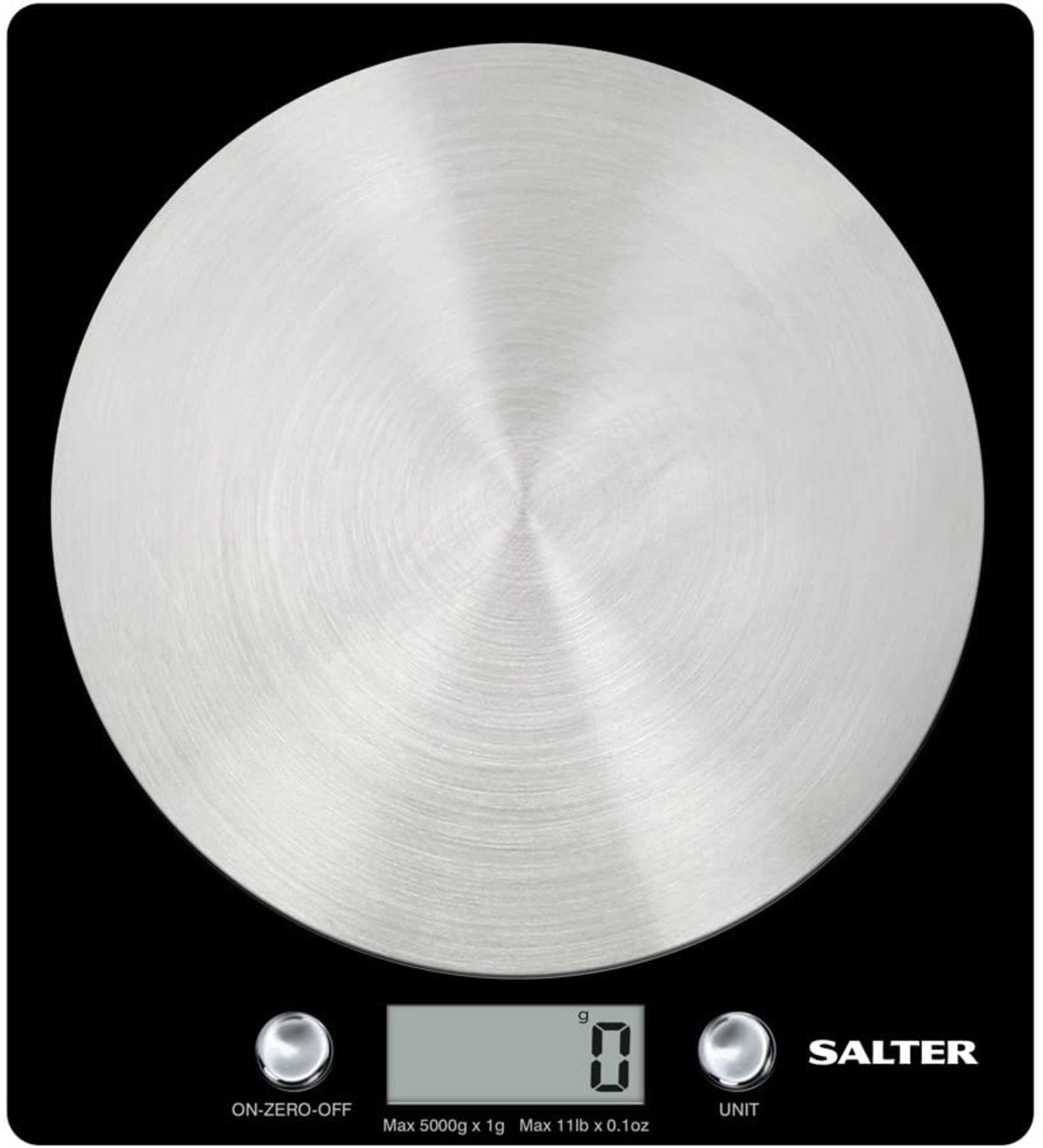 Salter Digital Kitchen Scale, As Seen on TV, Elegant Slim Design for Easy Storage, Electronic Cookin