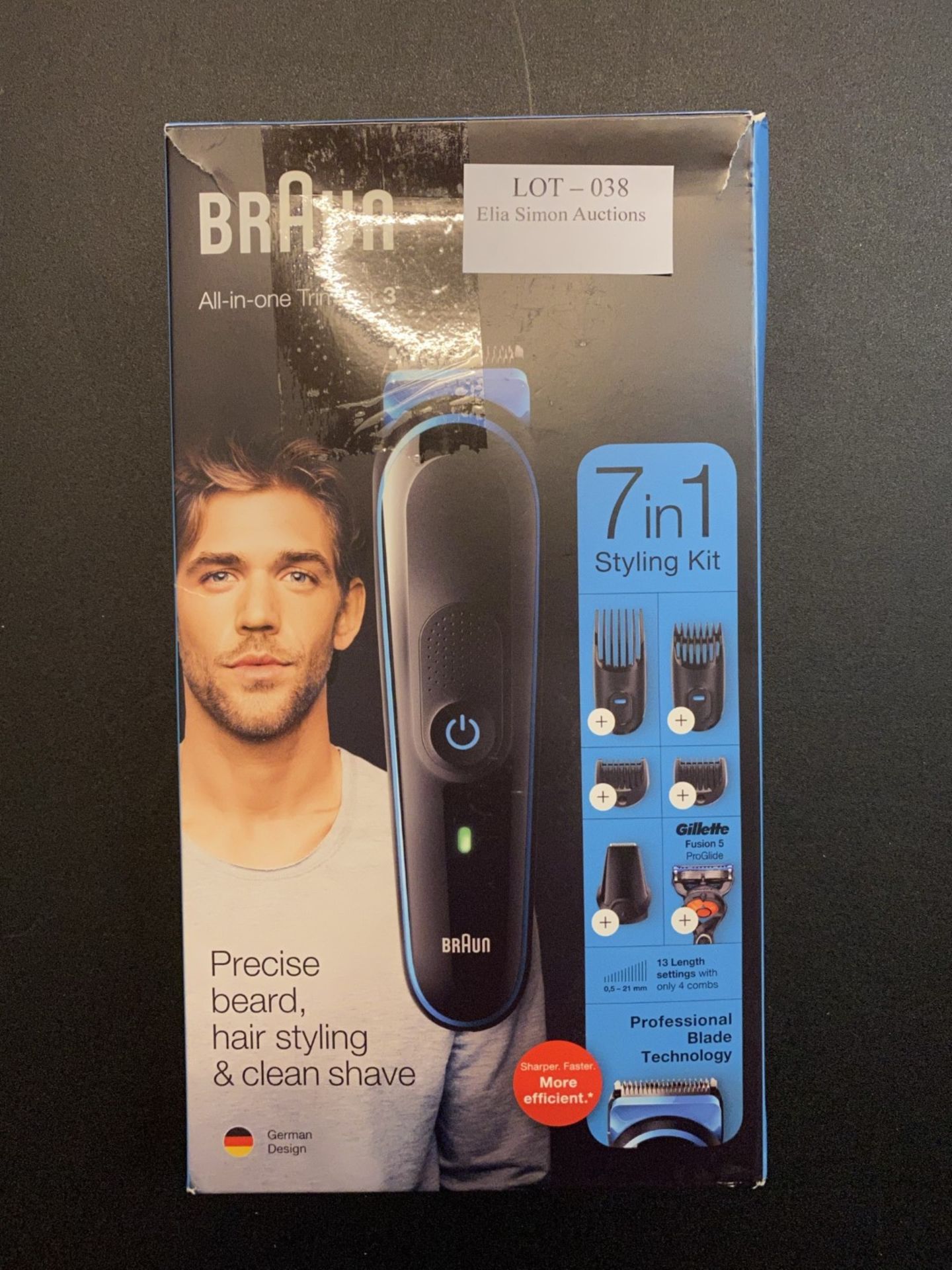 RRP £25 Braun 7-in-1 All-in-one Trimmer 3 MGK3245, Beard Trimmer for Men, Hair Clipper and Face Trim - Image 2 of 2