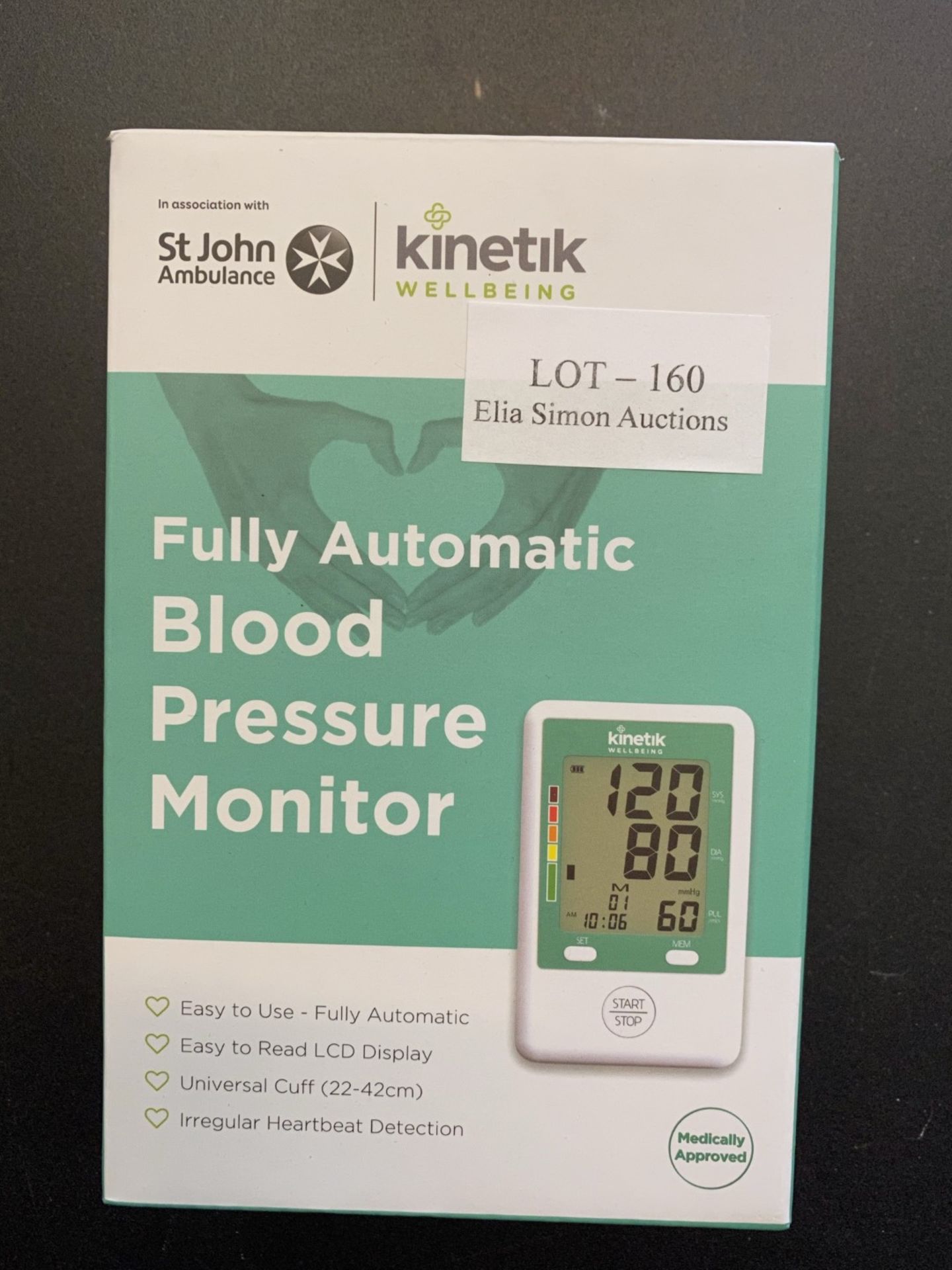 Kinetik Medical Medical Wellbeing Automatic Upper Arm Blood Pressure Monitor, Fast Measurement with - Image 2 of 2