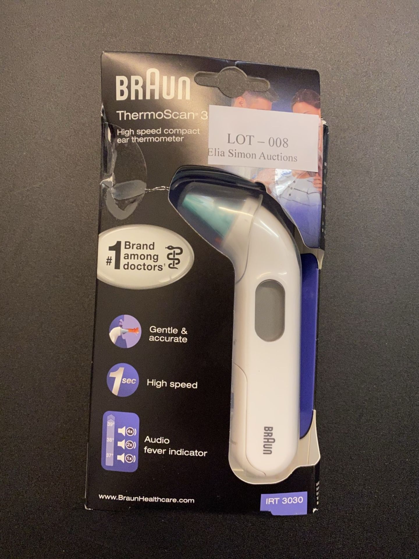 RRP £25 Braun IRT3030 ThermoScan 3 Infrared Ear Thermometer - Image 2 of 2