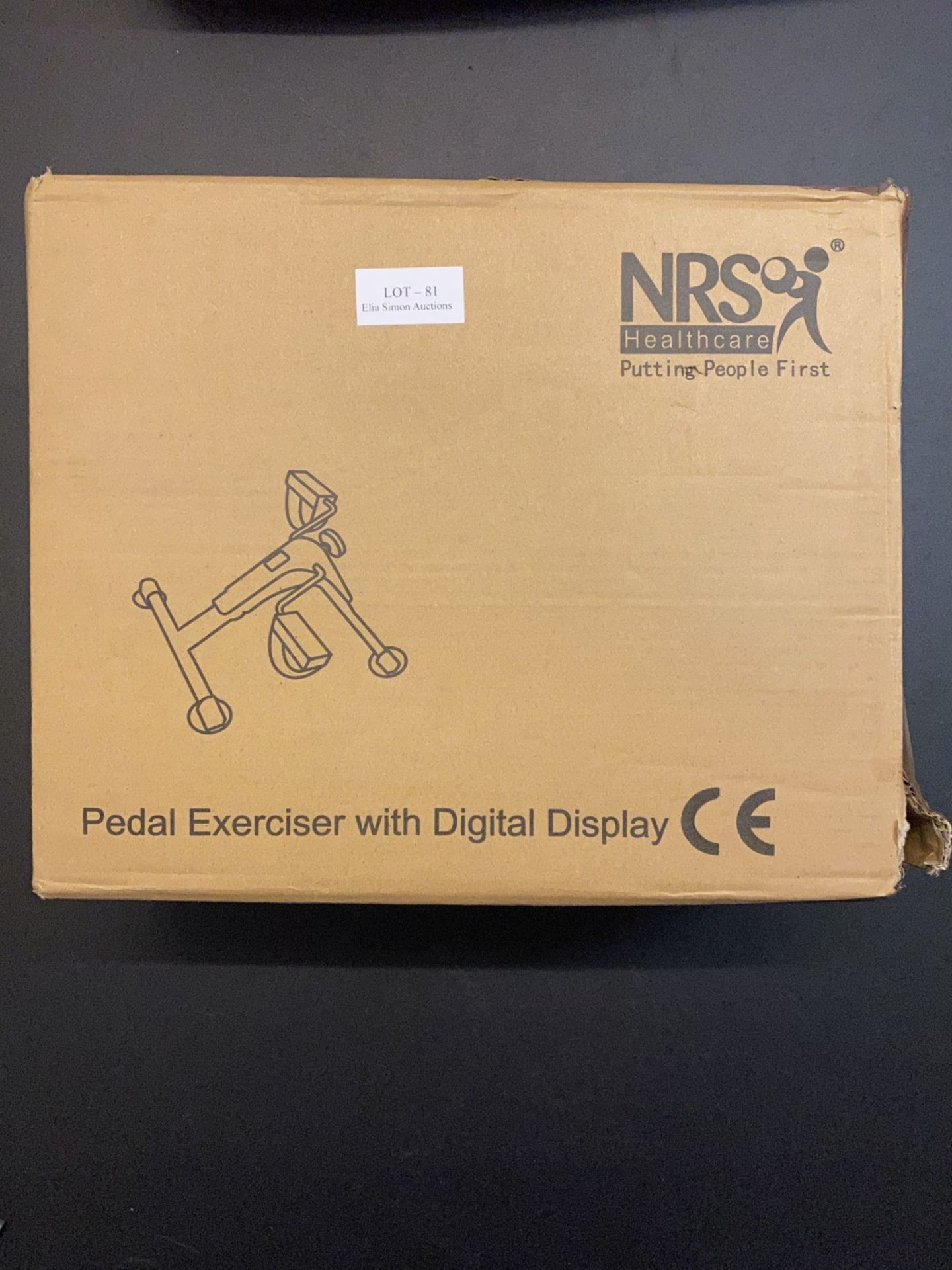 RRP £34 NRS Healthcare Pedal Exerciser with Digital Display, for Rehabilitation Exercise - Image 2 of 2