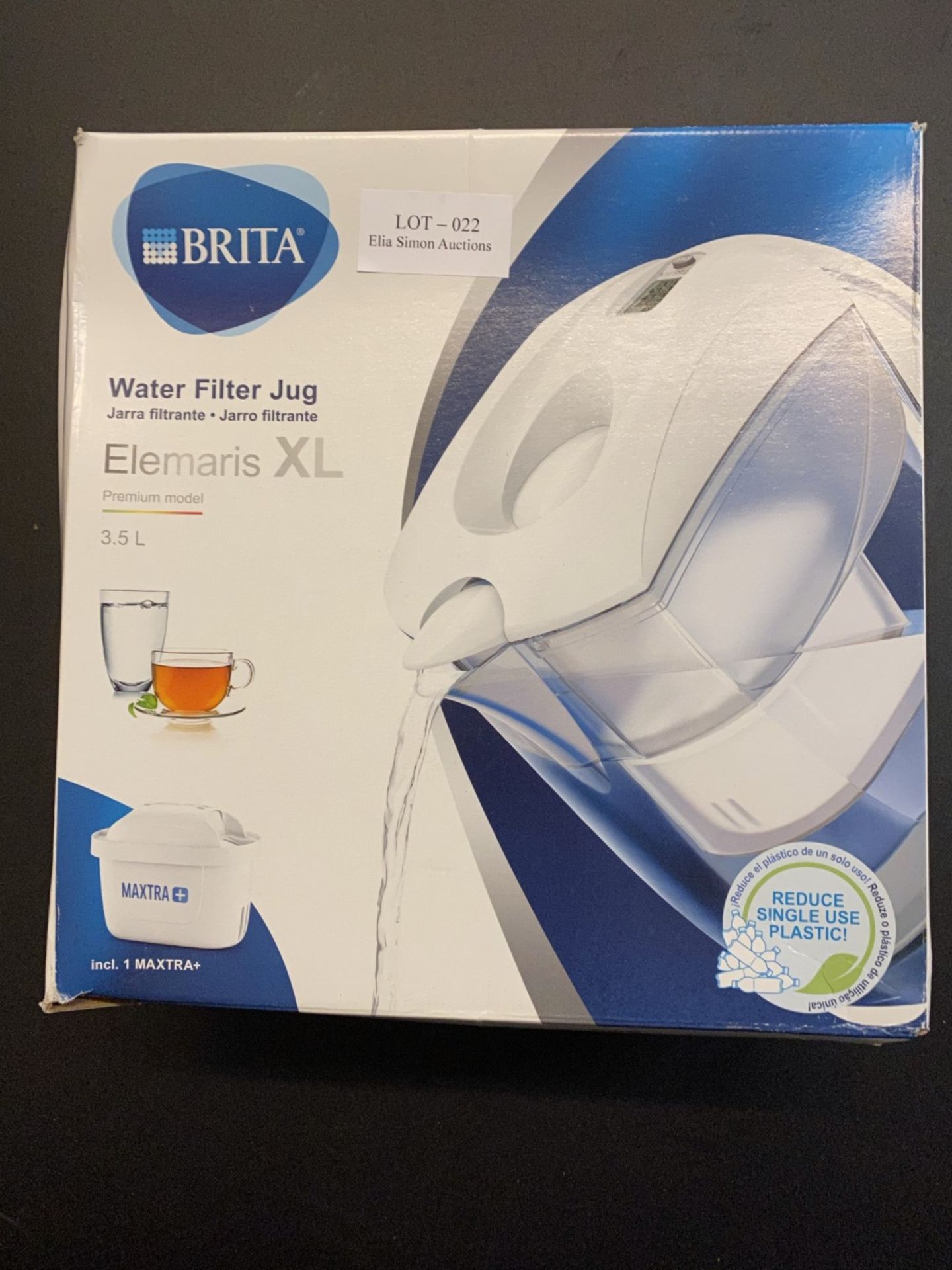 RRP £24 BRITA Elemaris XL water filter jug for reduction of chlorine, limescale and impuities, White - Image 2 of 2