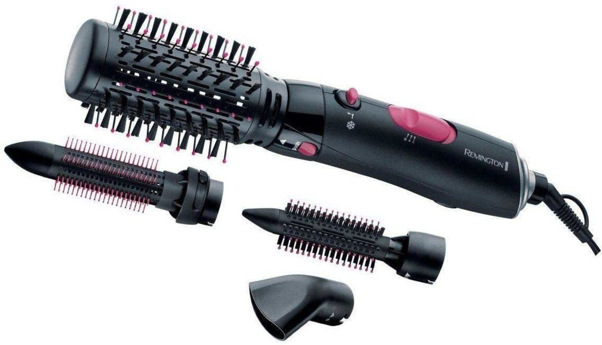 RRP £29 Remington Volume and Curl Air Styler, Ionic Hair Dryer Brush for Curling and Smoothing - AS7