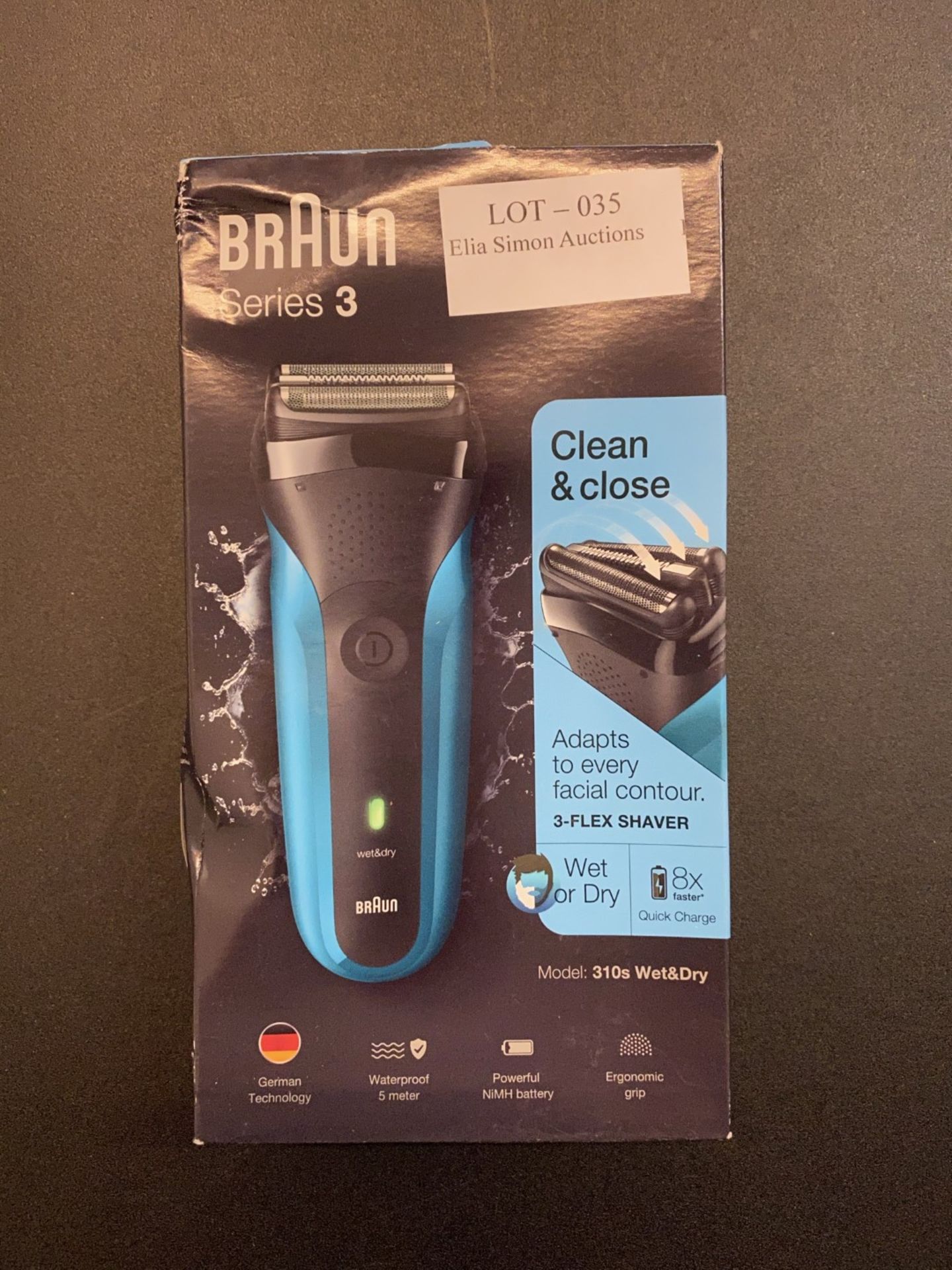 RRP £38 Braun Series 3 310s Wet and Dry Electric Shaver for Men/Rechargeable Electric Razor Gifts fo - Image 2 of 2