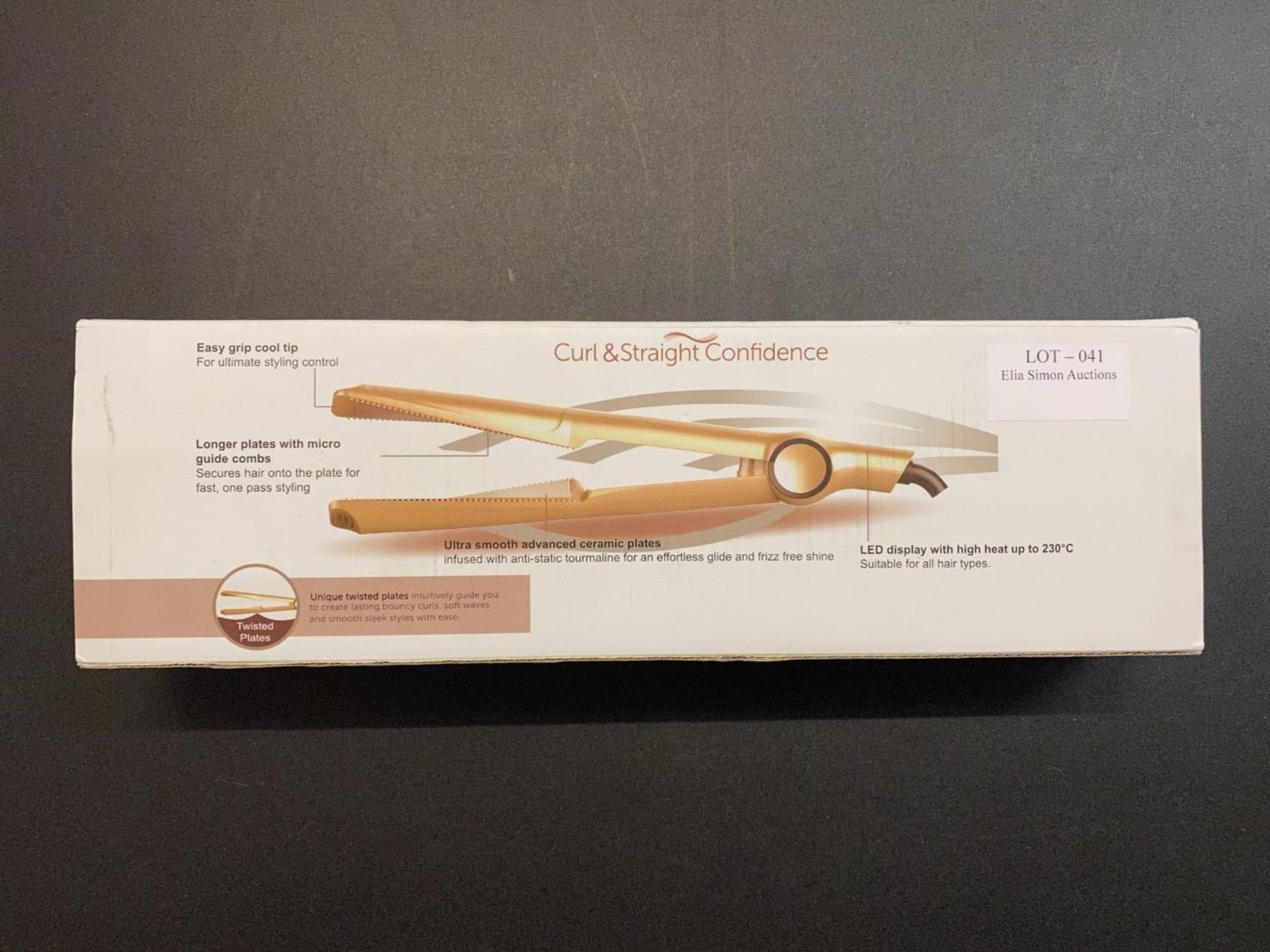 Hair Straightener and Curler, Culwad 2 in 1 Curl and Straight Twisted Hair Straighteners Curling Ton - Image 2 of 2