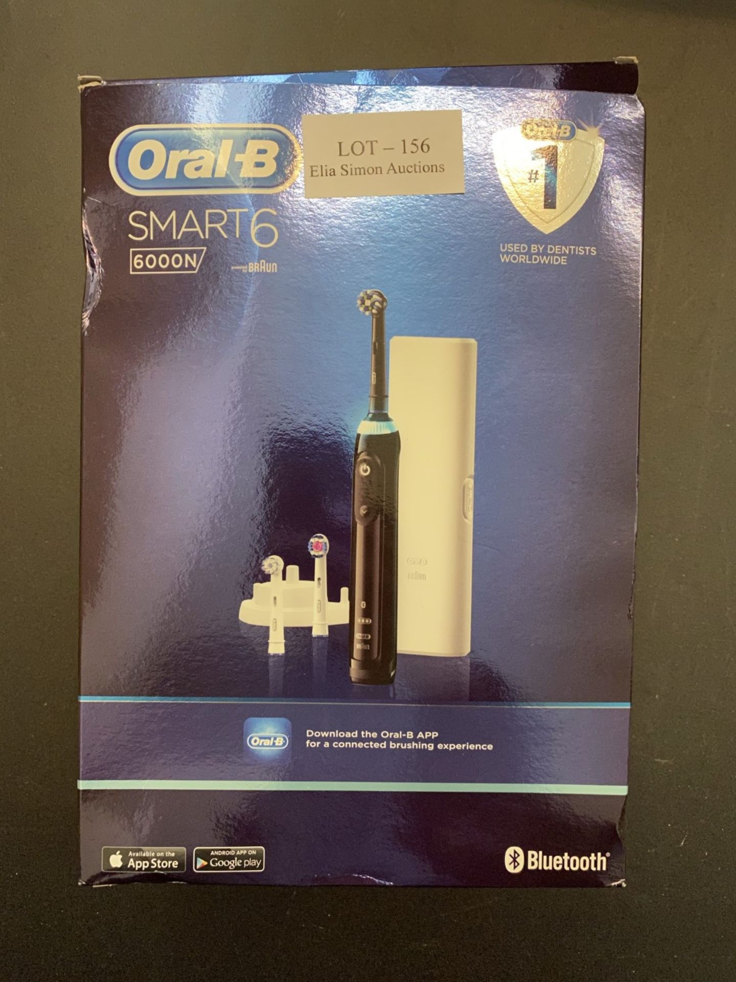 RRP £90 Oral-B Smart 6 6000N CrossAction Electric Toothbrush, 1 Black App Connected Handle, 5 Modes, - Image 2 of 2