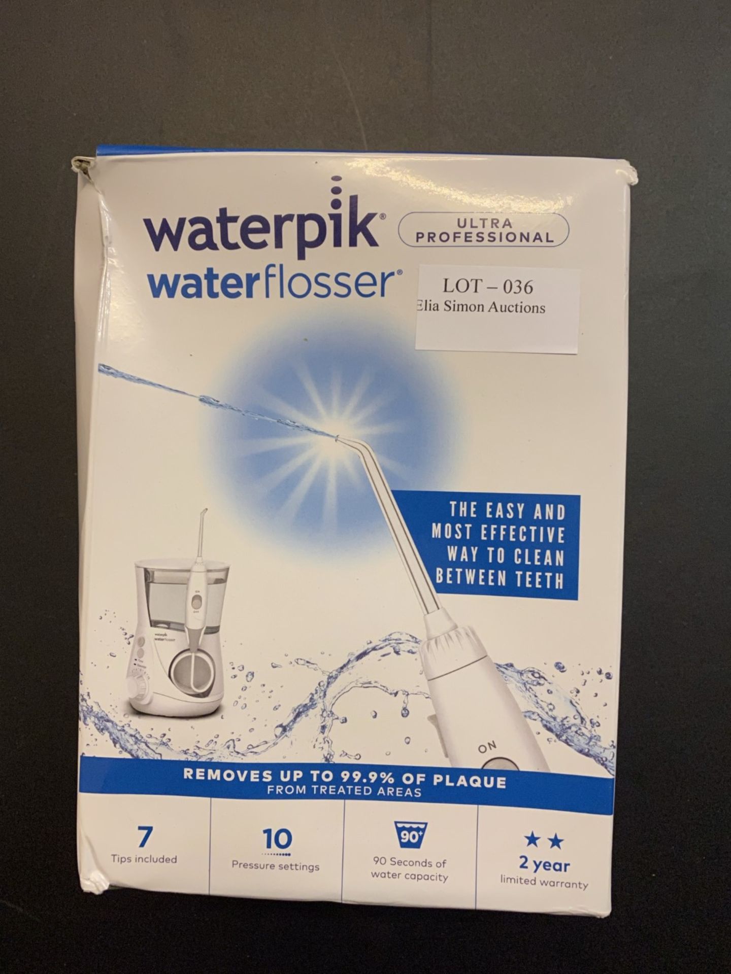 RRP £74 Waterpik WP-660UK Ultra Professional Water Flosser, White Edition (UK 2-Pin Bathroom Plug) - Image 2 of 2