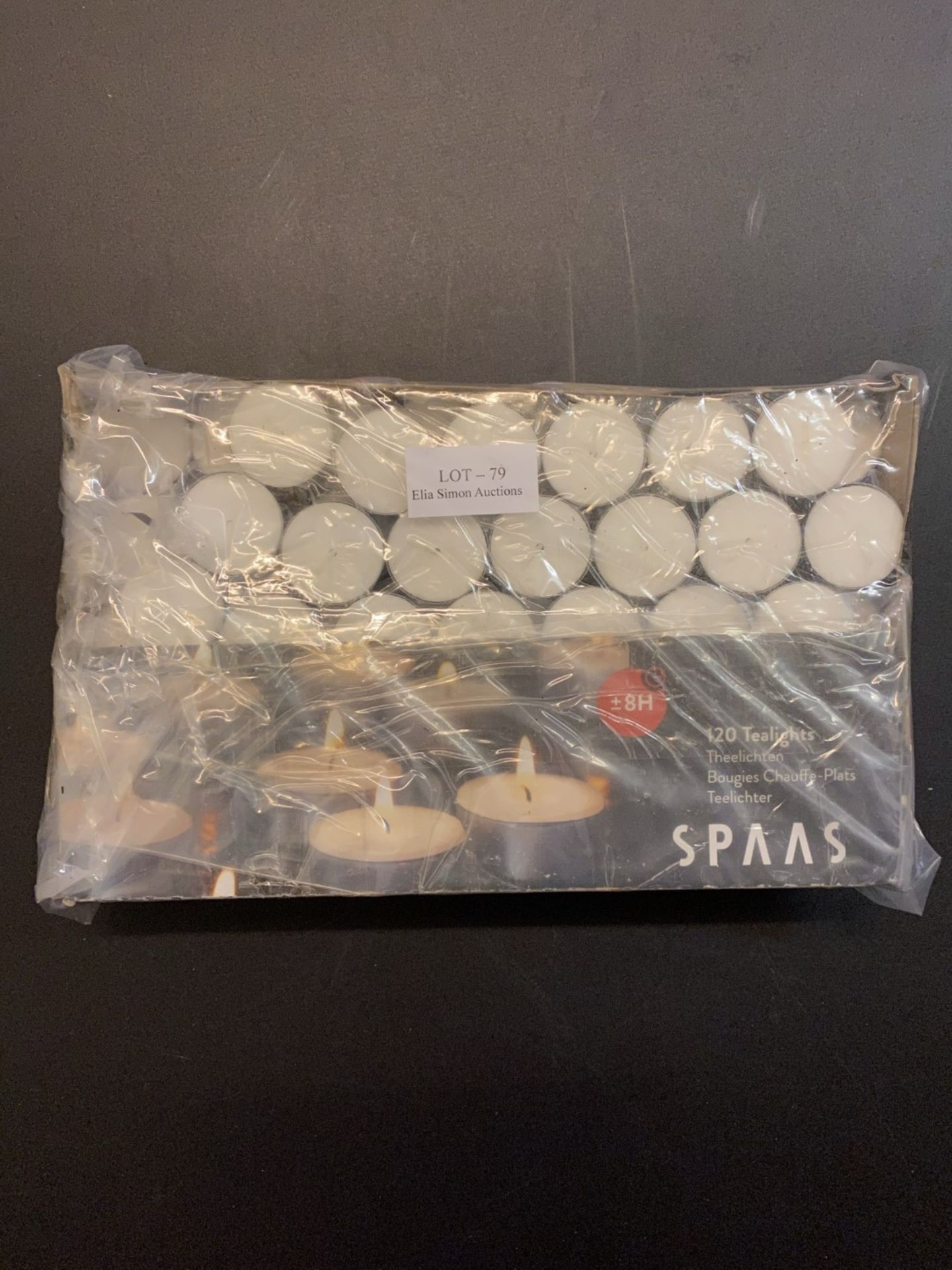 Spaas Tealights Box x120, ± 8 Hours, White - Image 2 of 2