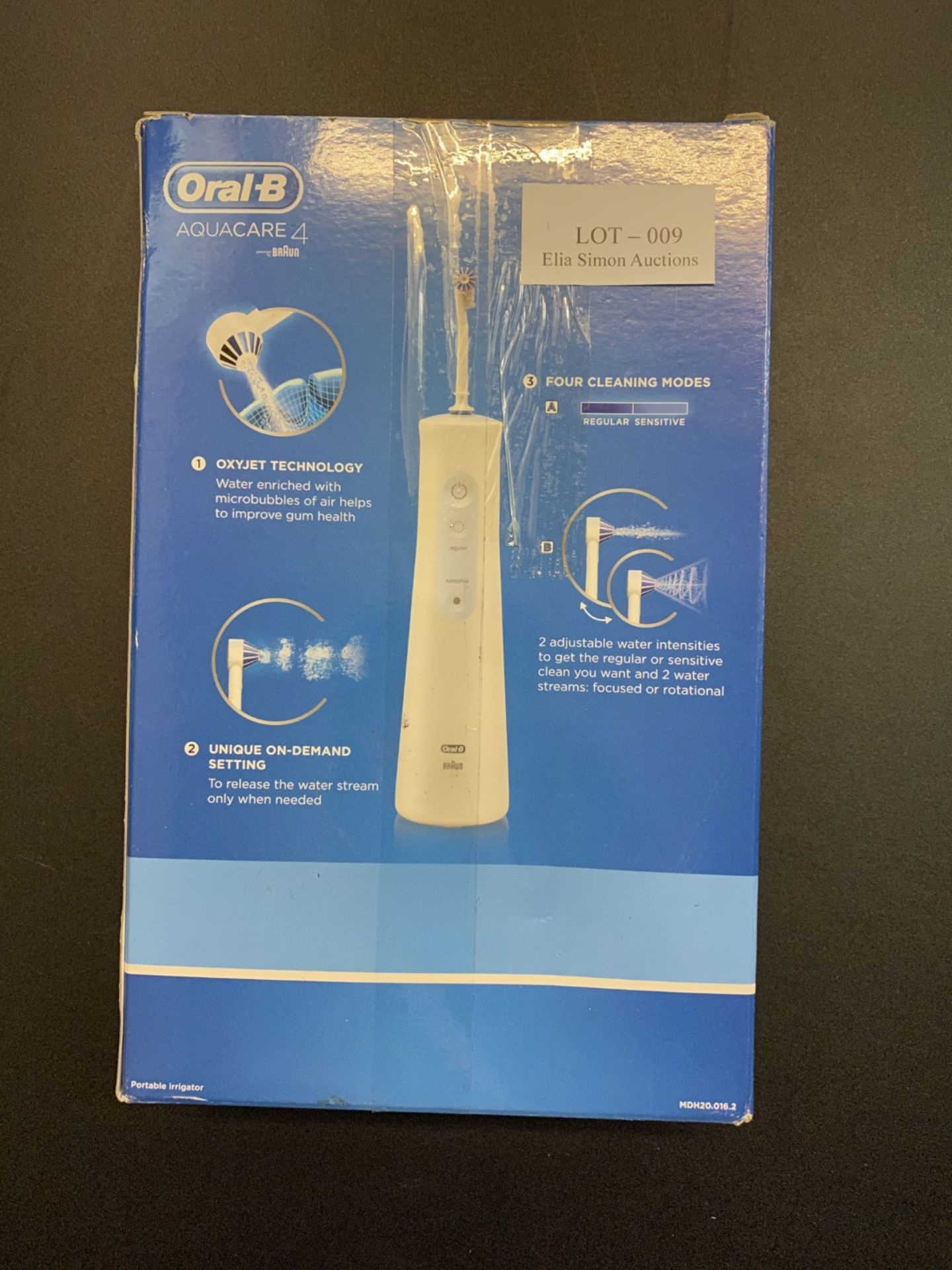 RRP £69 Oral-B Aquacare 4 Water Flosser Cordless Irrigator, Featuring Oxyjet Technology and 4 Cleani - Image 2 of 2