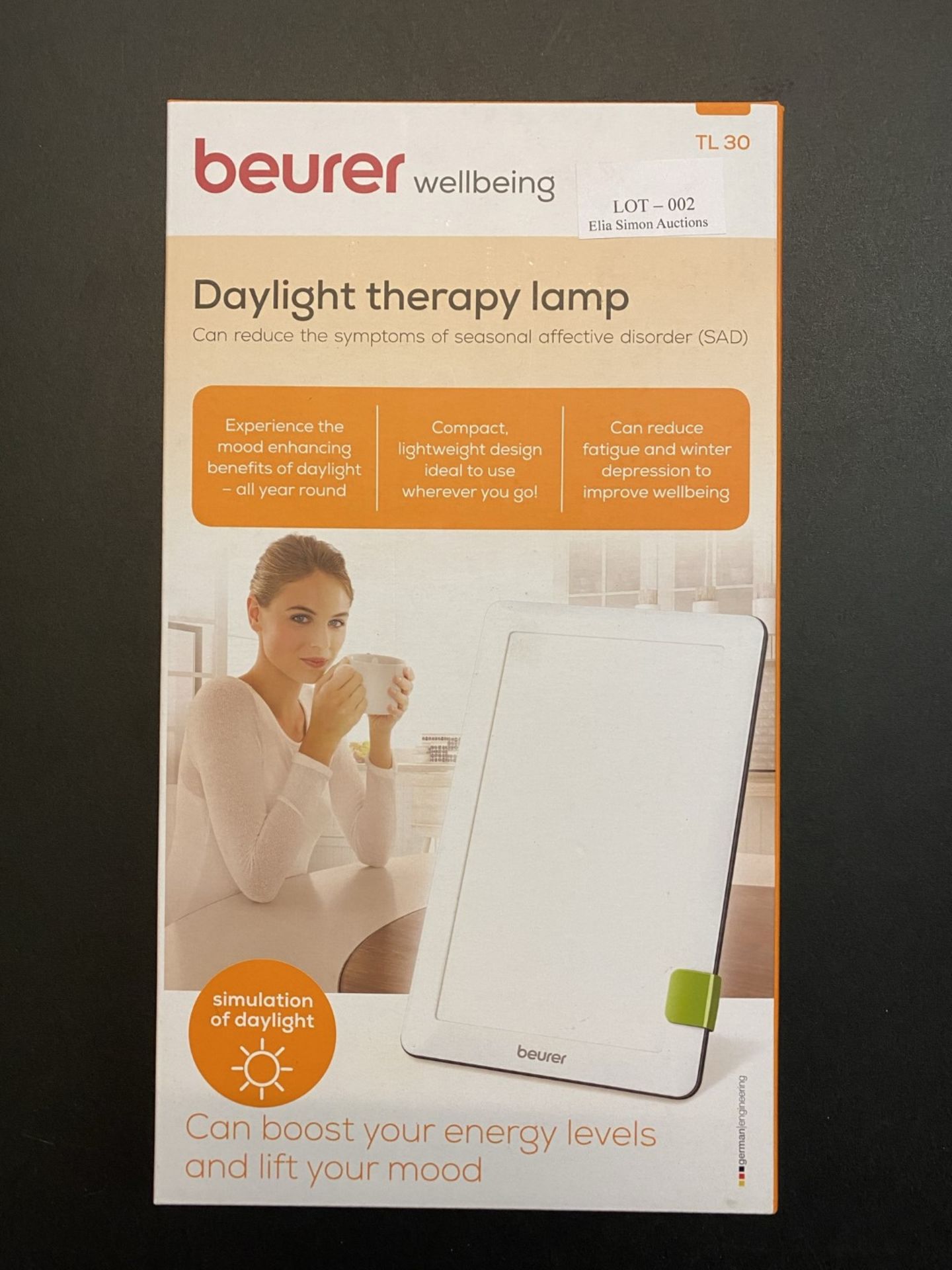 RRP £59 Beurer TL30UK SAD lamp | Helps combat seasonal affective disorder | 10,000 lux | Portable da - Image 2 of 2