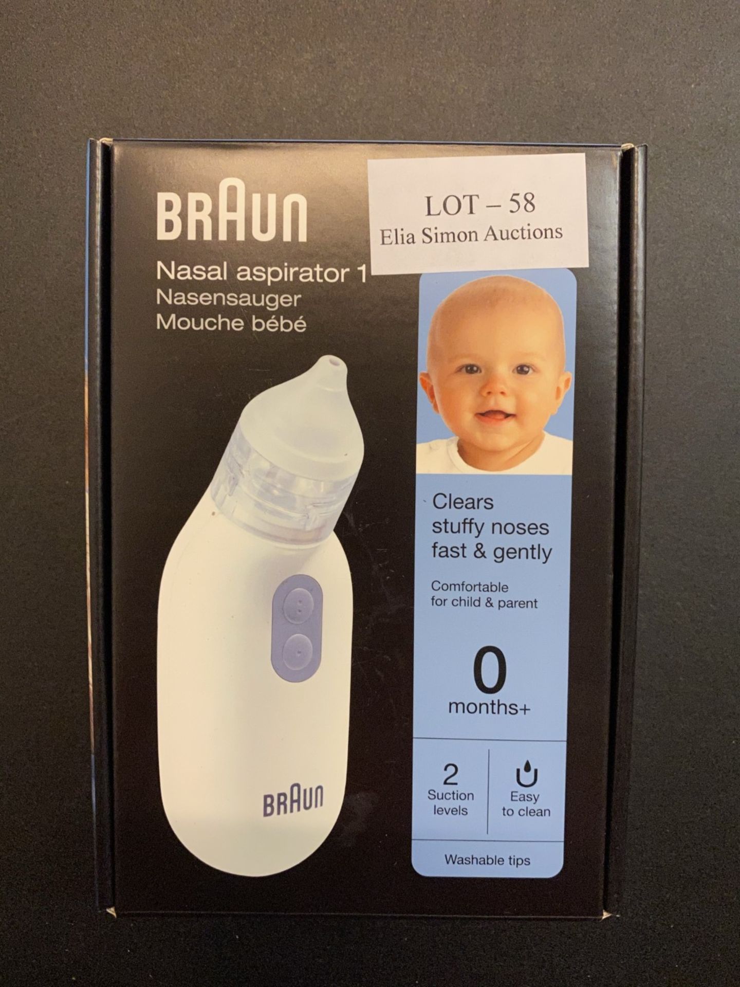 RRP £30 Braun Nasal Aspirator 1, Clear Stuffy Noses Quickly & Gently. Electric Nasal Aspirator for A - Image 2 of 2