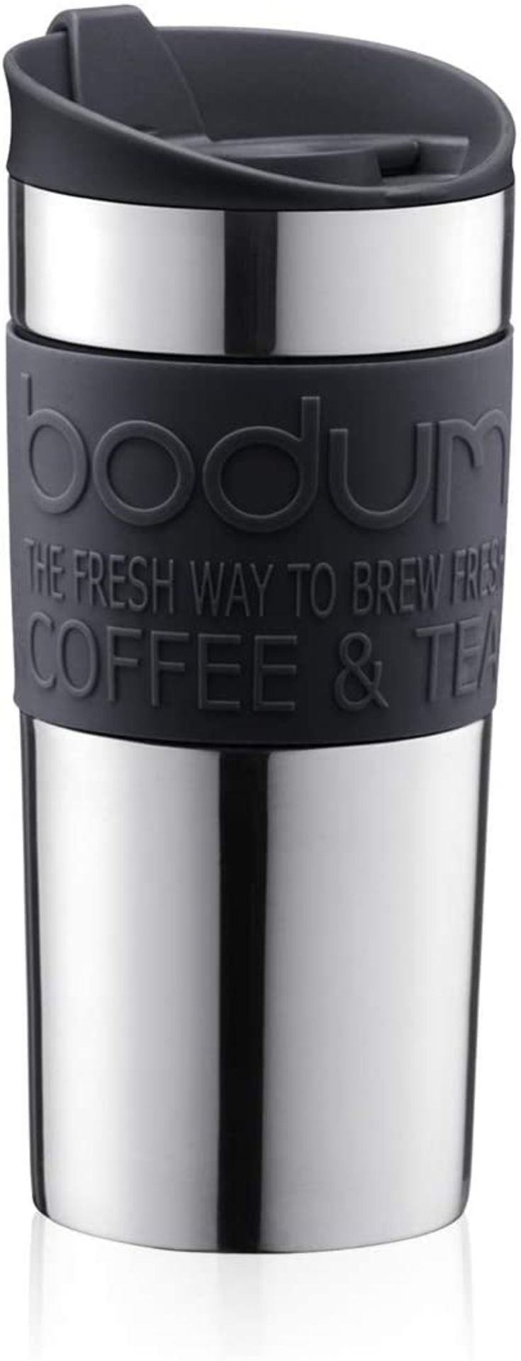 Bodum 11068-01 Vacuum Travel Mug, 0.35 L - Small, Black