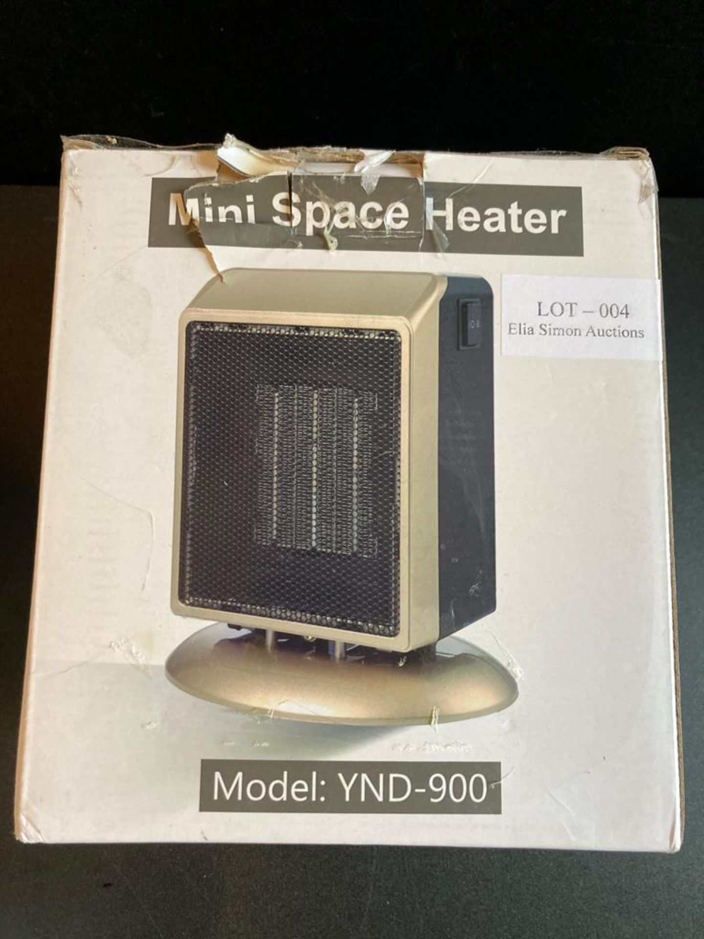 Lyeiaa Fan Heater Personal Portable Space Heater Auto Oscillation Electric Heater, 400/900W PTC Cera - Image 2 of 2