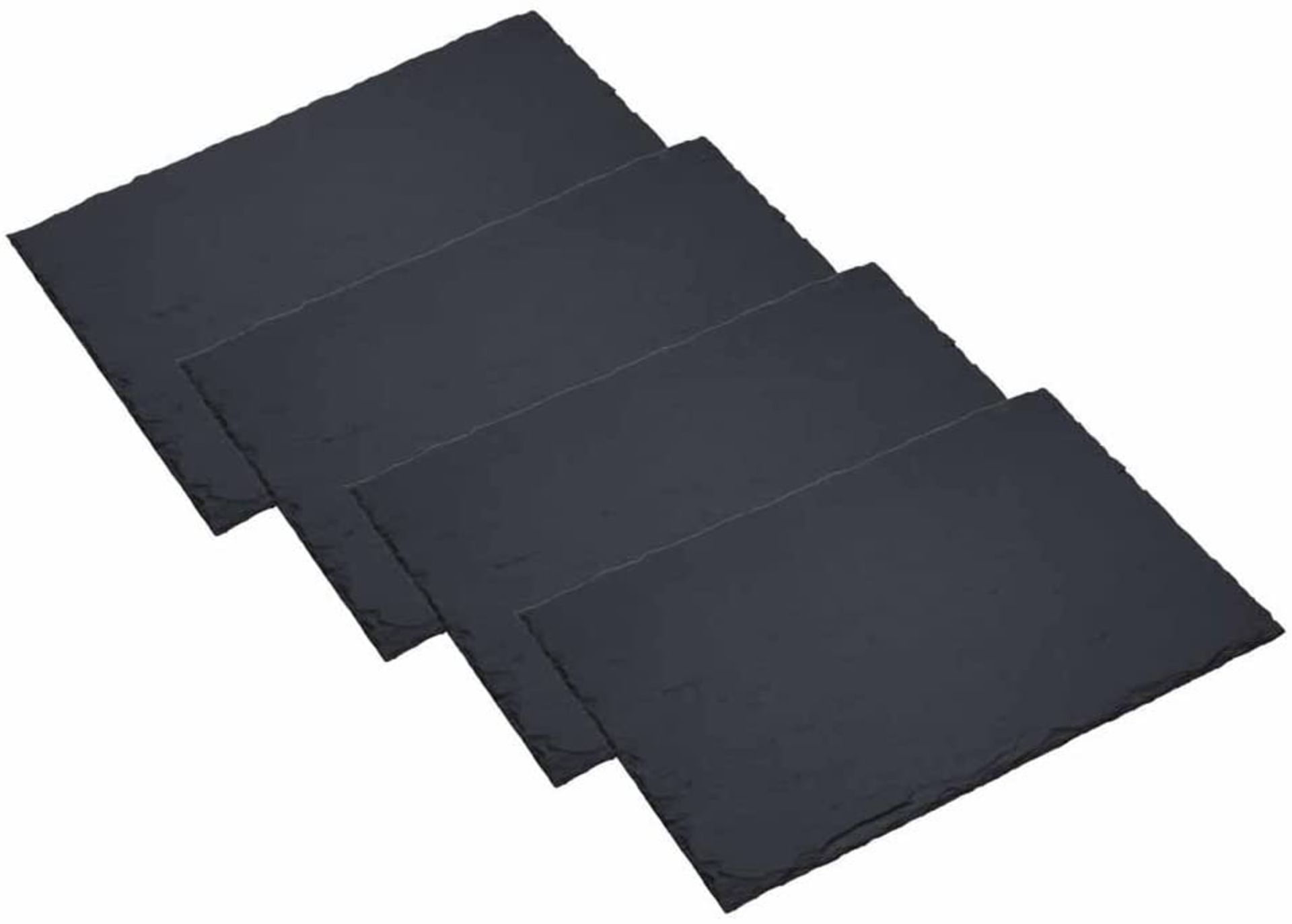 KitchenCraft ArtesÃ  Slate Placemats / Plates, 30 x 20 cm