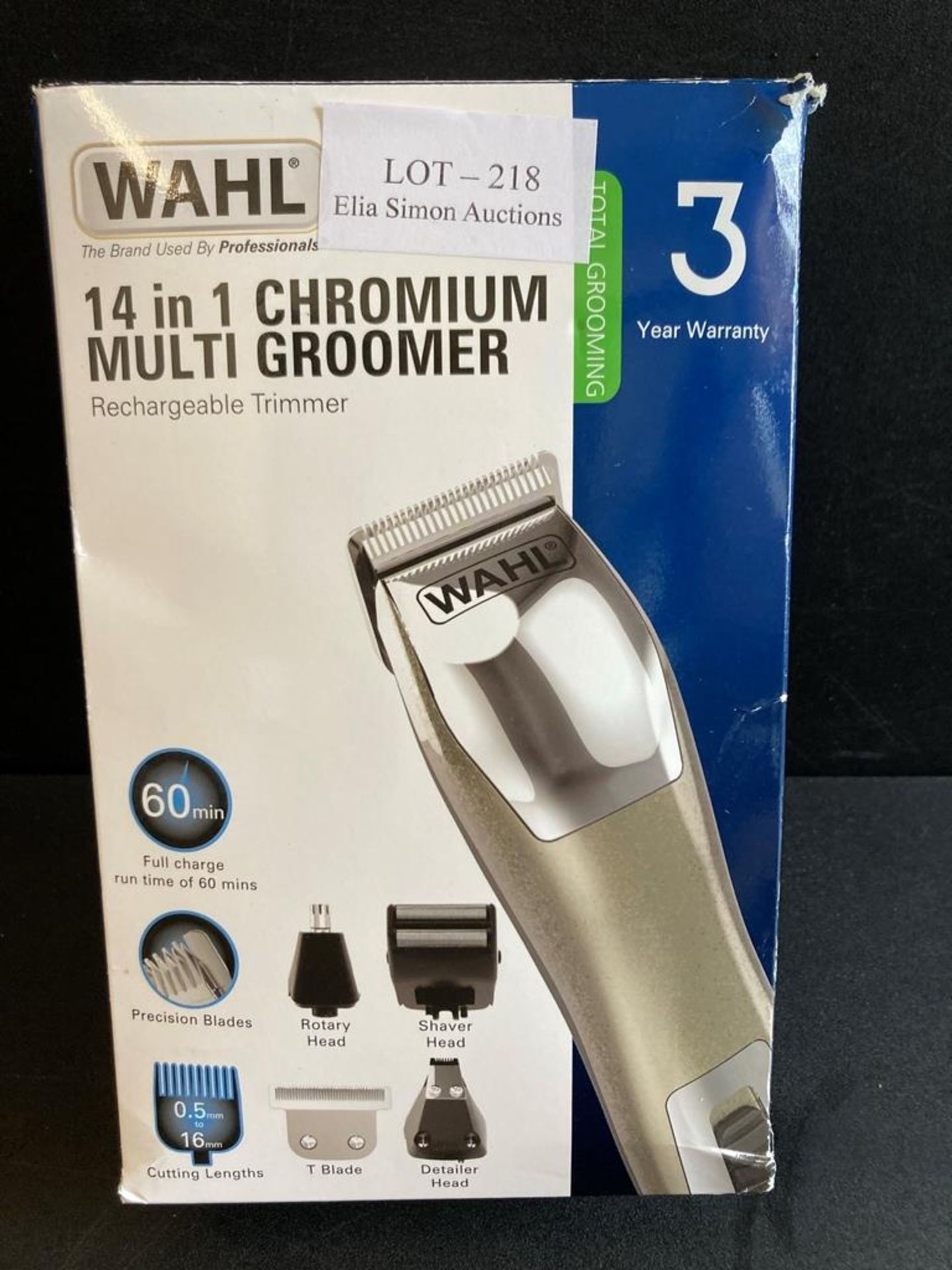 Wahl Beard Trimmer Men, Chromium 14-in-1 Hair Trimmers for Men, Nose Hair Trimmer for Men, Stubble T - Image 2 of 2